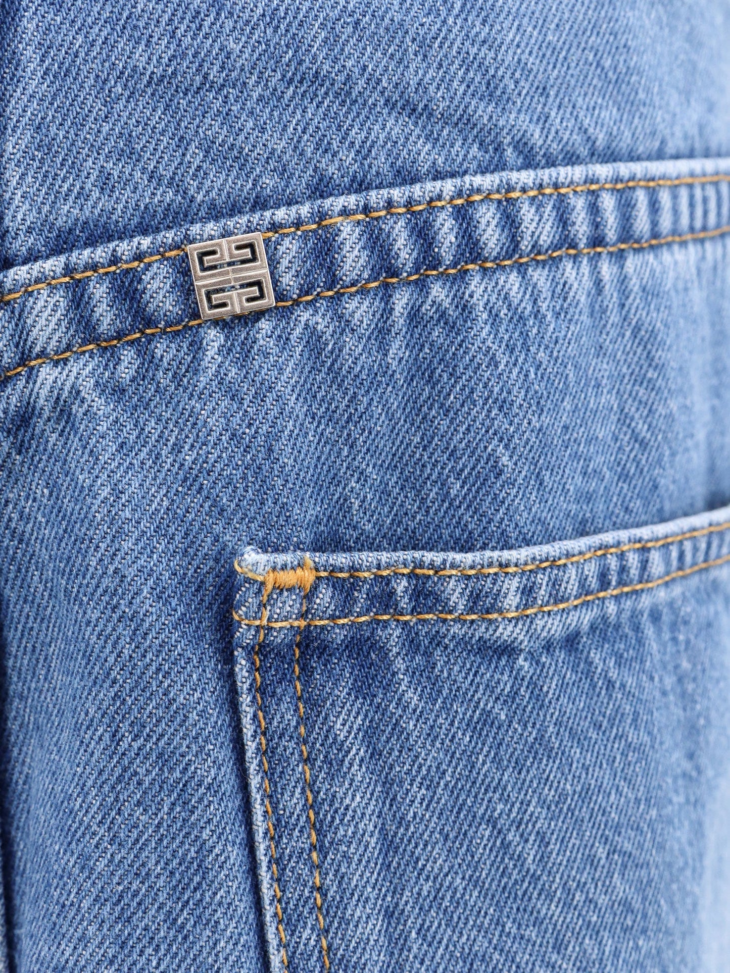 Givenchy Cotton Jeans With Metal 4g Detail