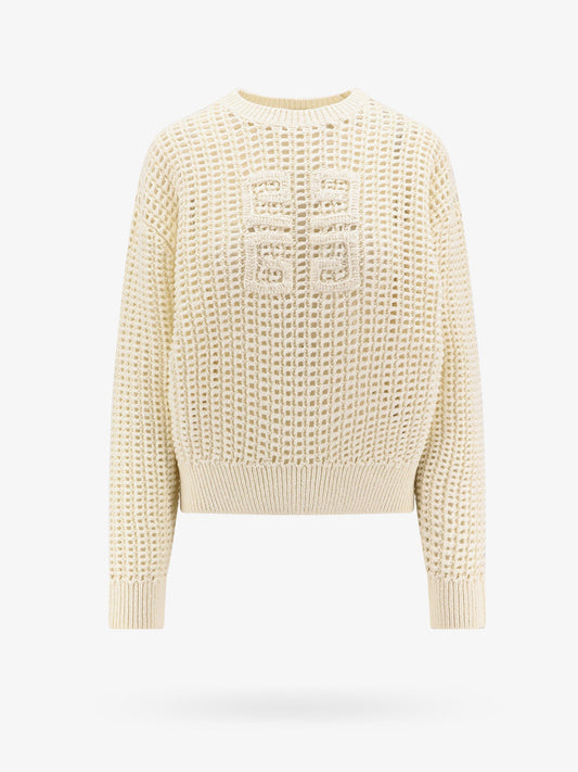 Givenchy Wool And Cashmere Perforated Sweater