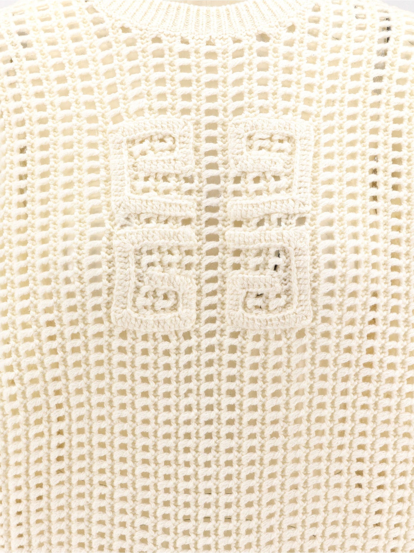 Givenchy Wool And Cashmere Perforated Sweater