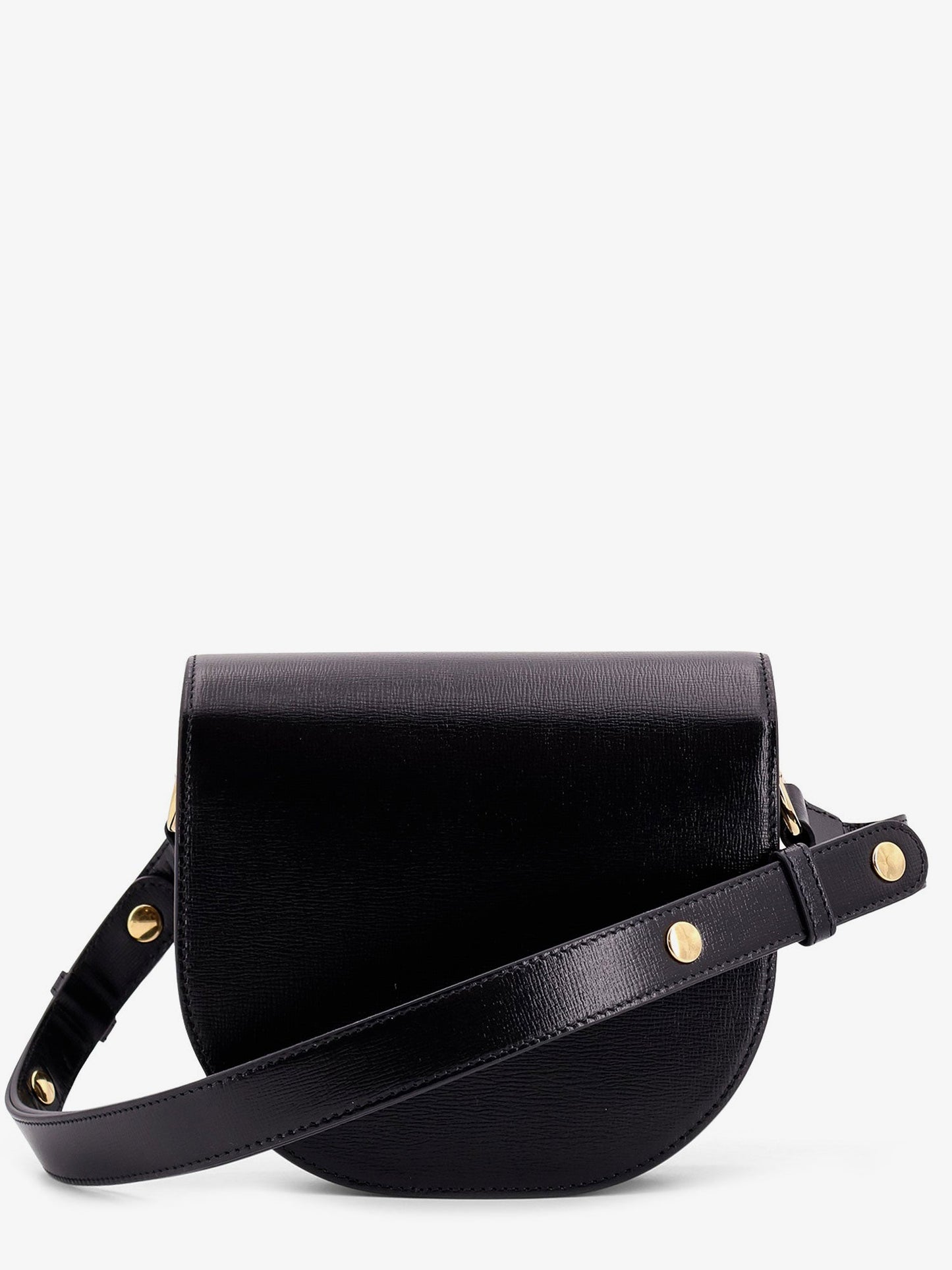 Gucci Leather Shoulder Bag With Iconic Metal Horsebit