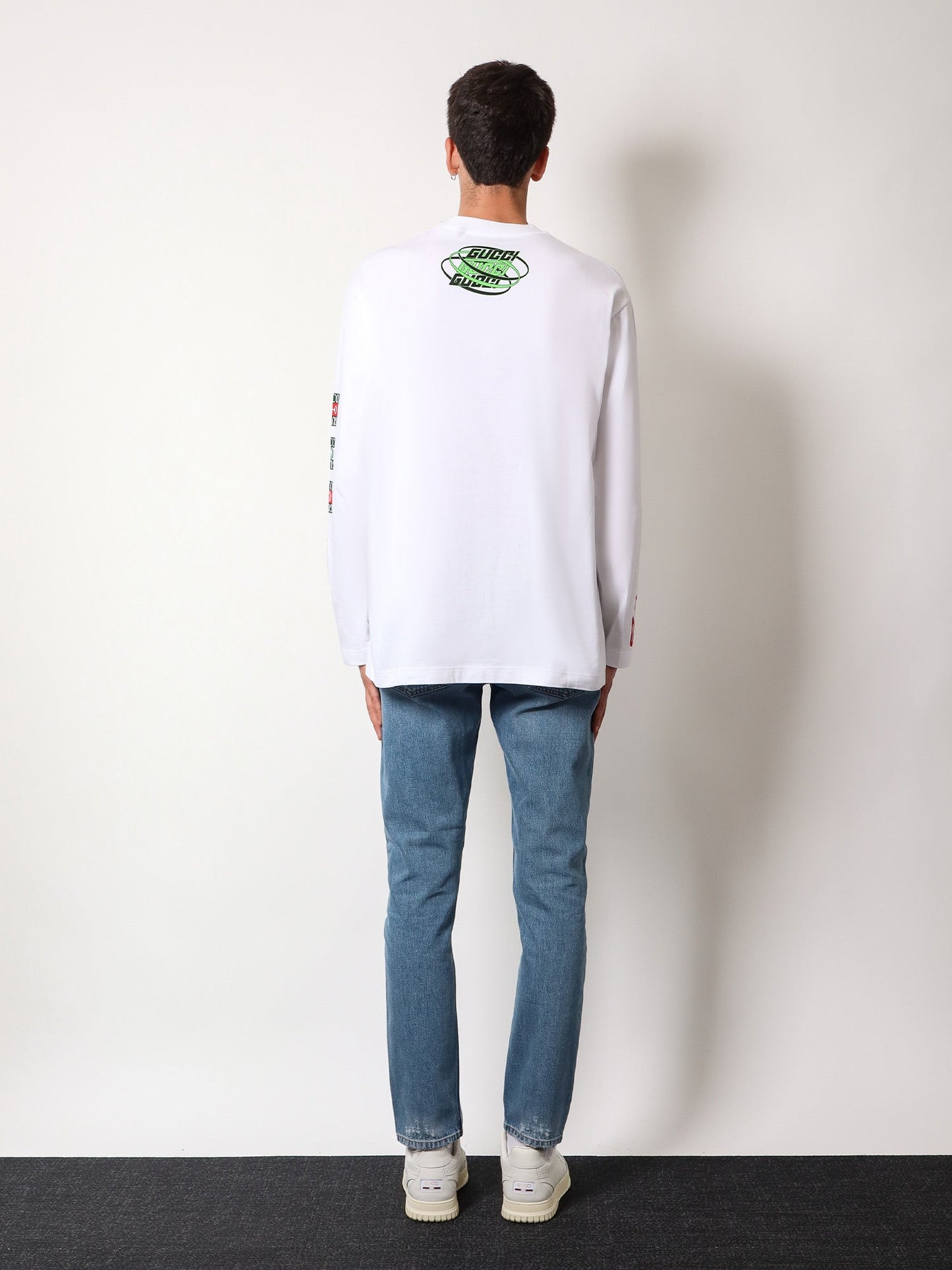 Gucci Cotton T Shirt With Frontal Gg Print