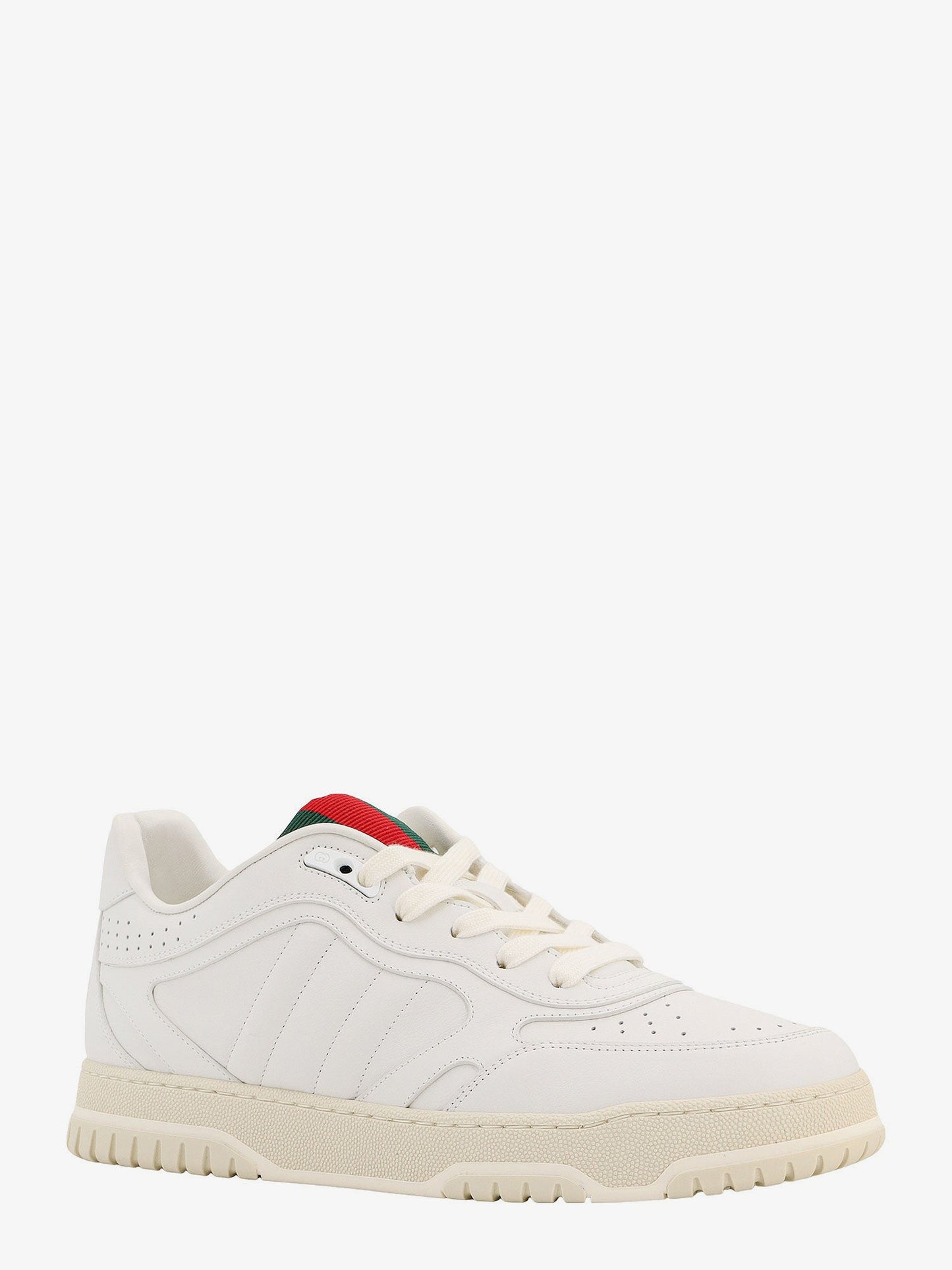 Gucci Re Web Leather Sneakers