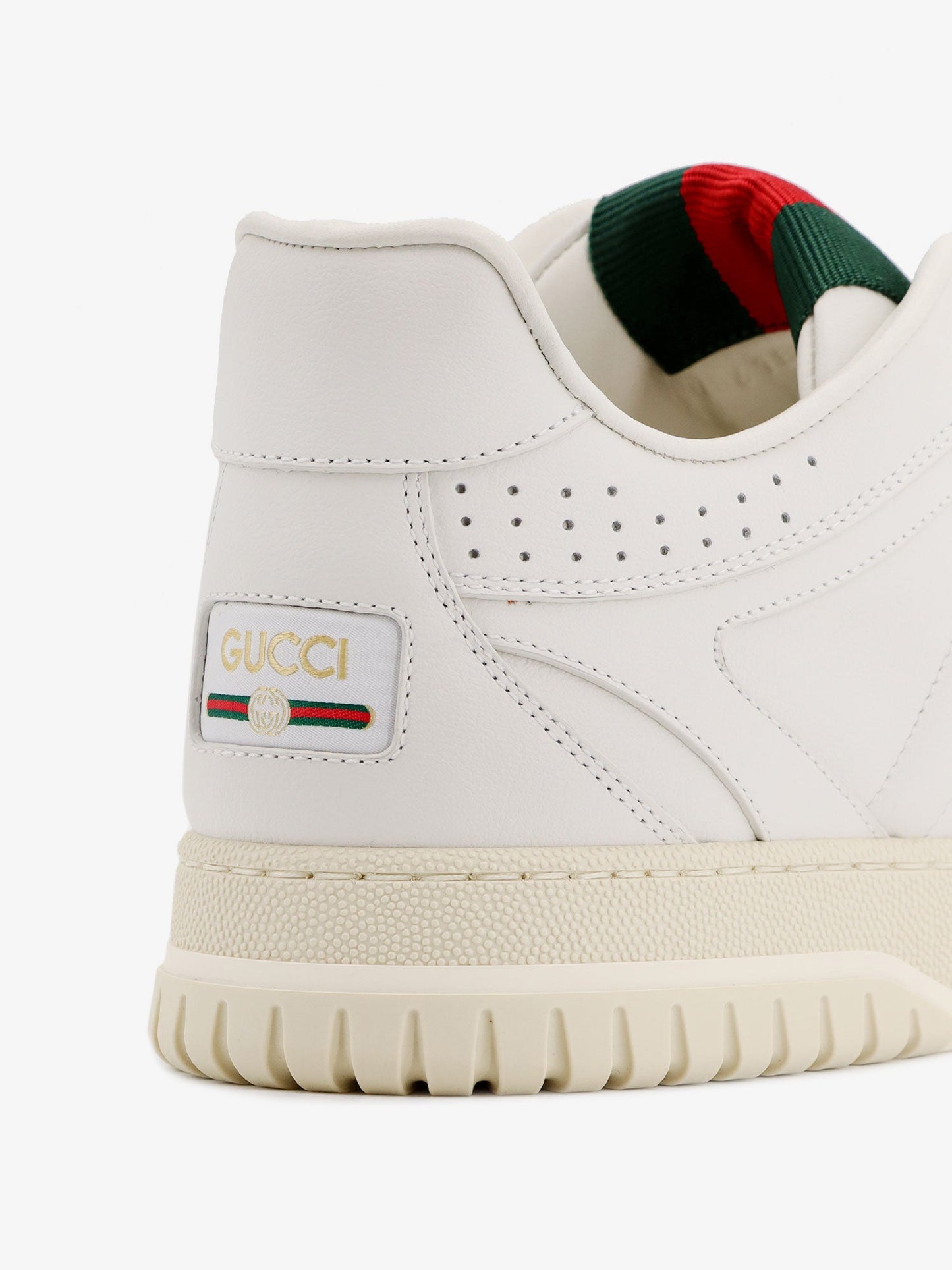 Gucci Re Web Leather Sneakers
