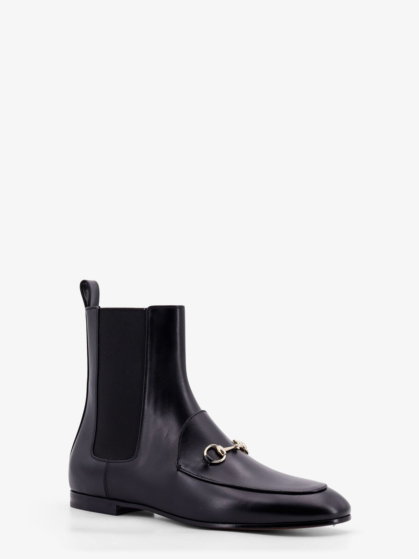 Gucci Jordaan Leather Ankle Boots