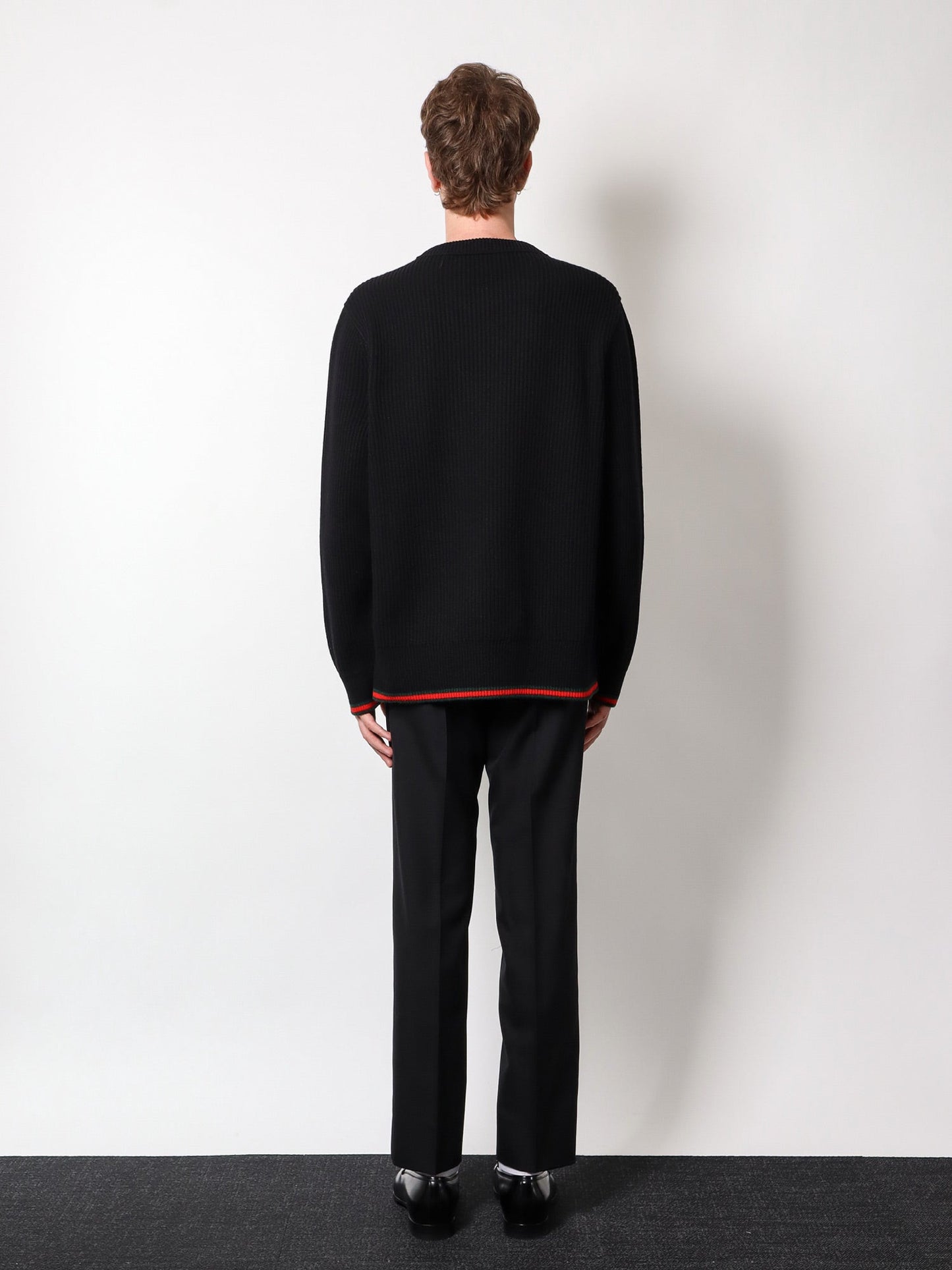 Gucci Ribbed Wool And Cashmere Sweater