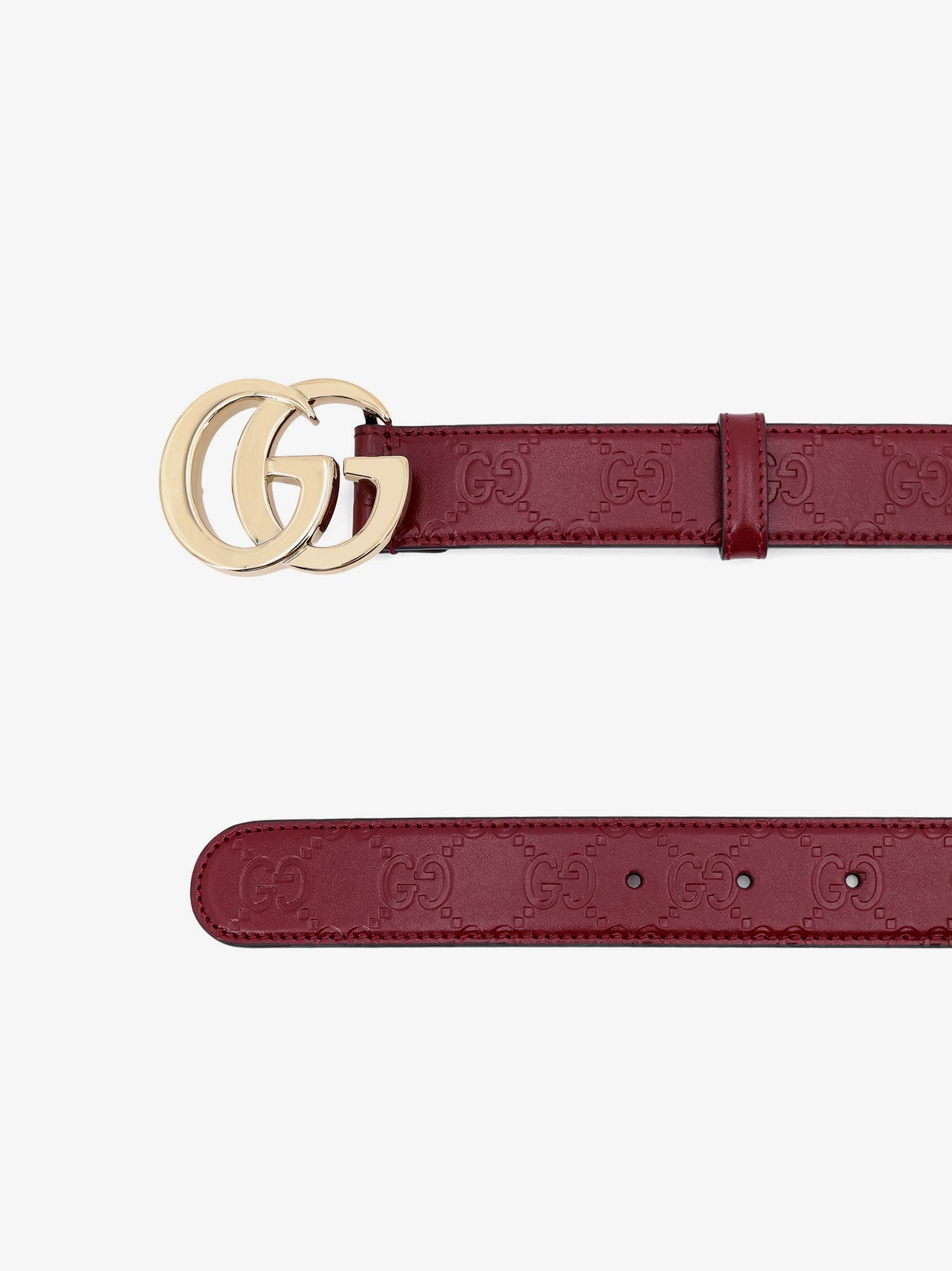 Gucci Gg Milano Leather Belt