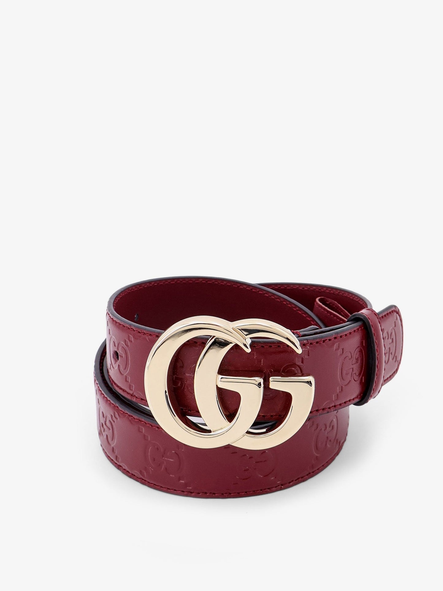 Gucci Gg Milano Leather Belt