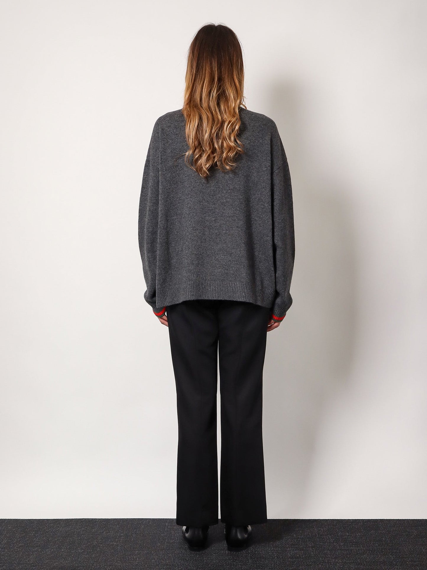 Gucci Wool And Cashmere Sweater With Web Details