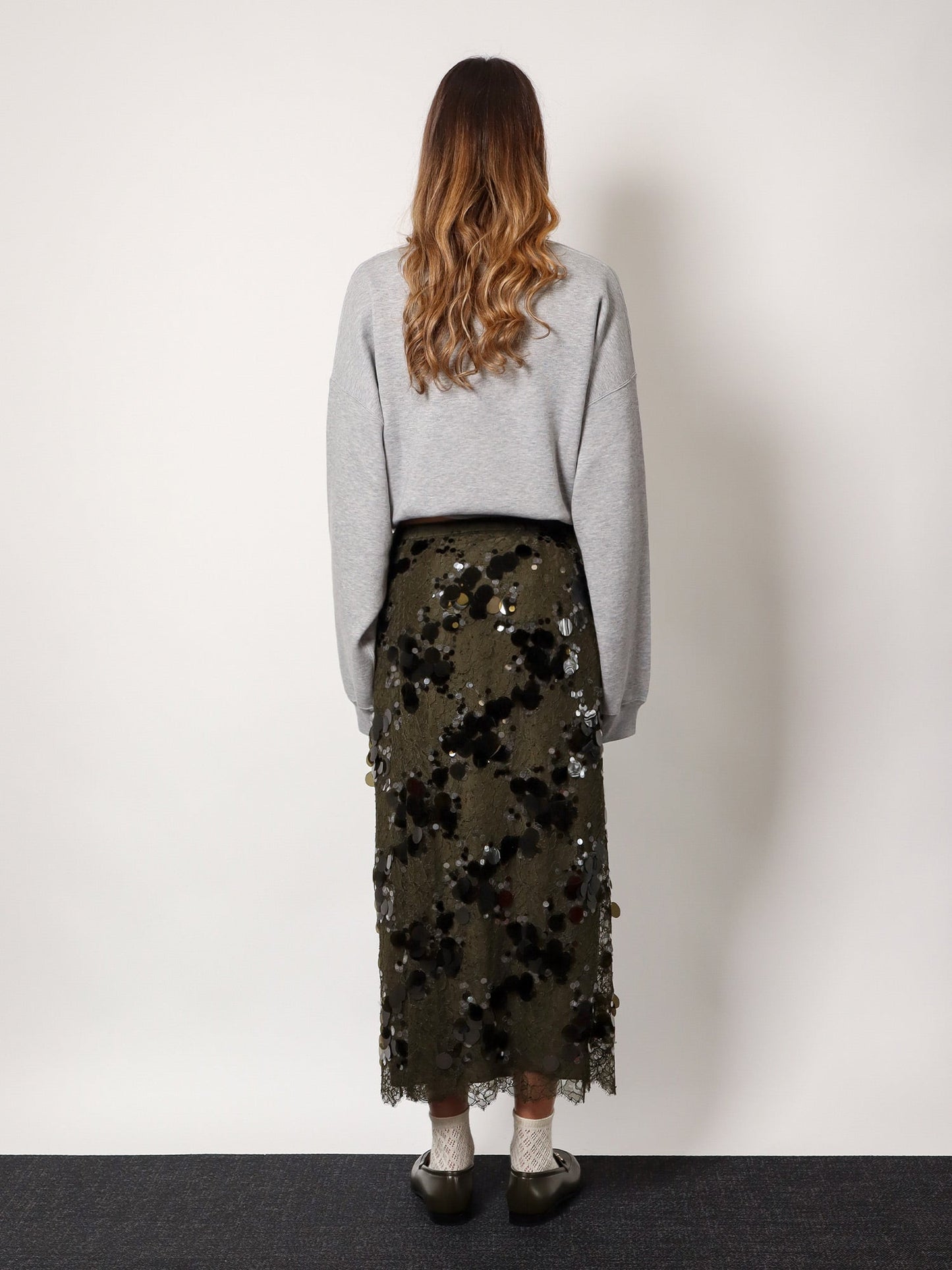 Gucci Laces Skirt With All Over Sequins