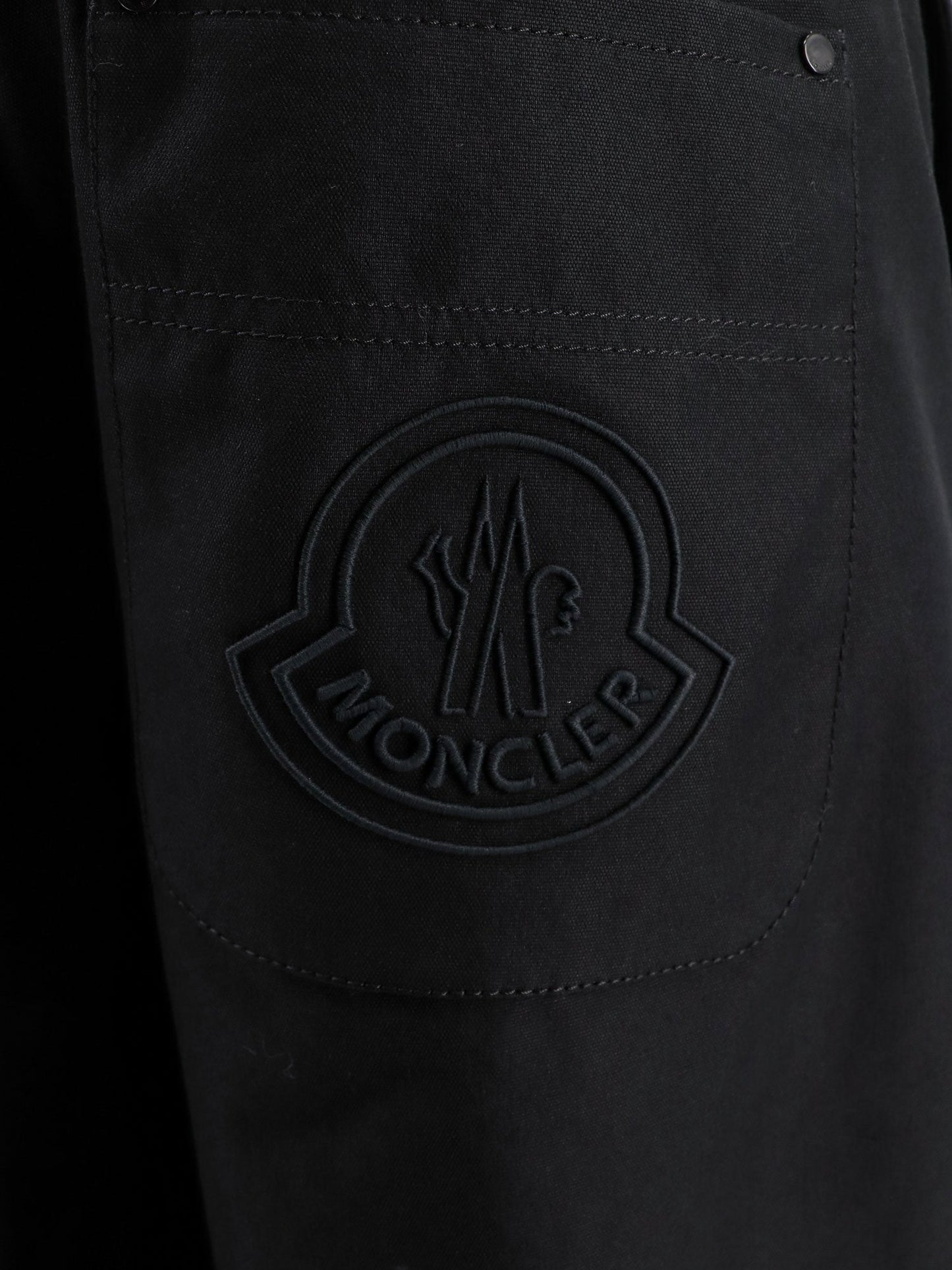 Moncler Cotton Blend Trouser With Drawstring