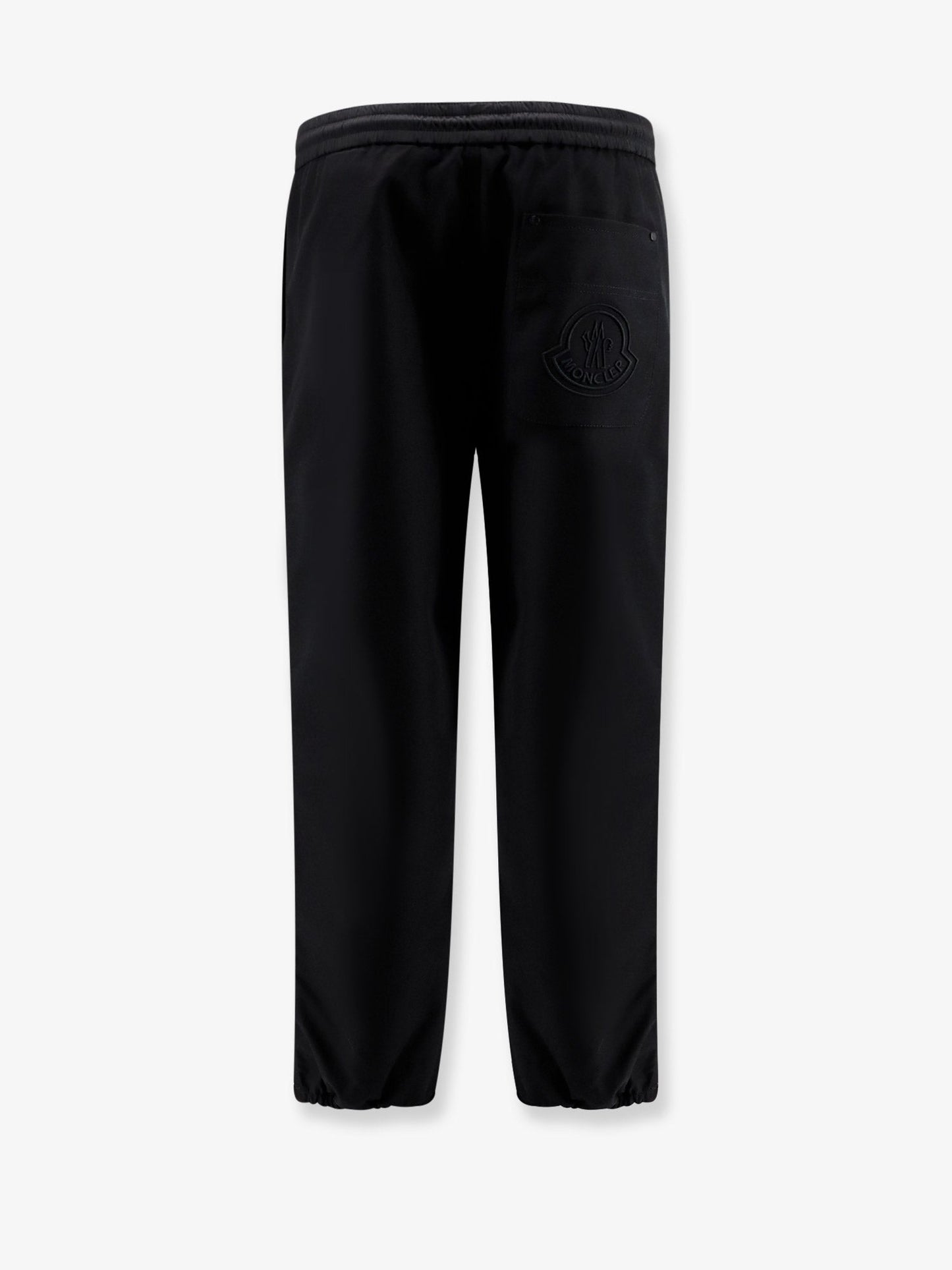 Moncler Cotton Blend Trouser With Drawstring