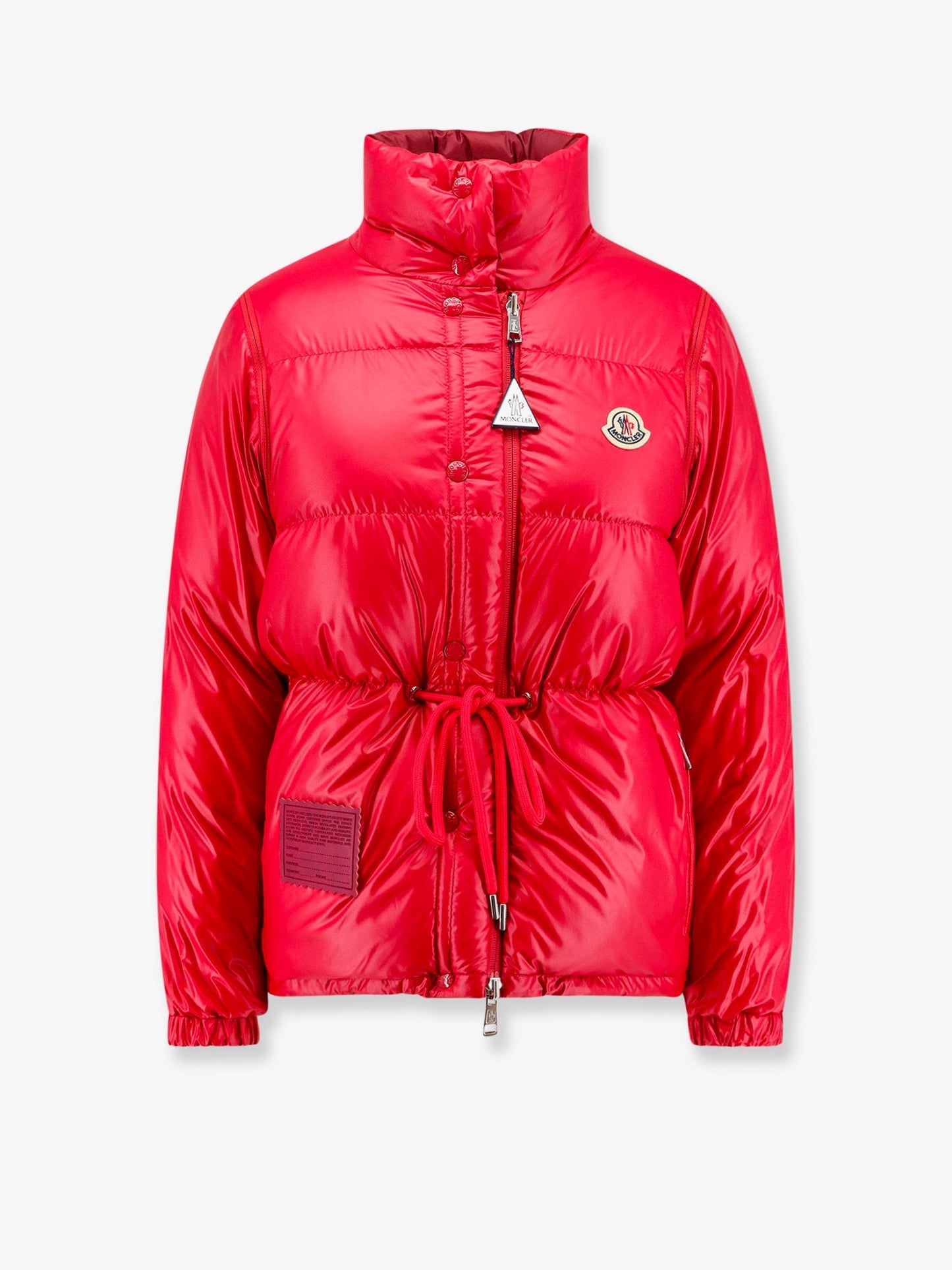 Moncler Verone Re/Icon Padded And Quilted Nylon Jacket With Frontal Logo Patch