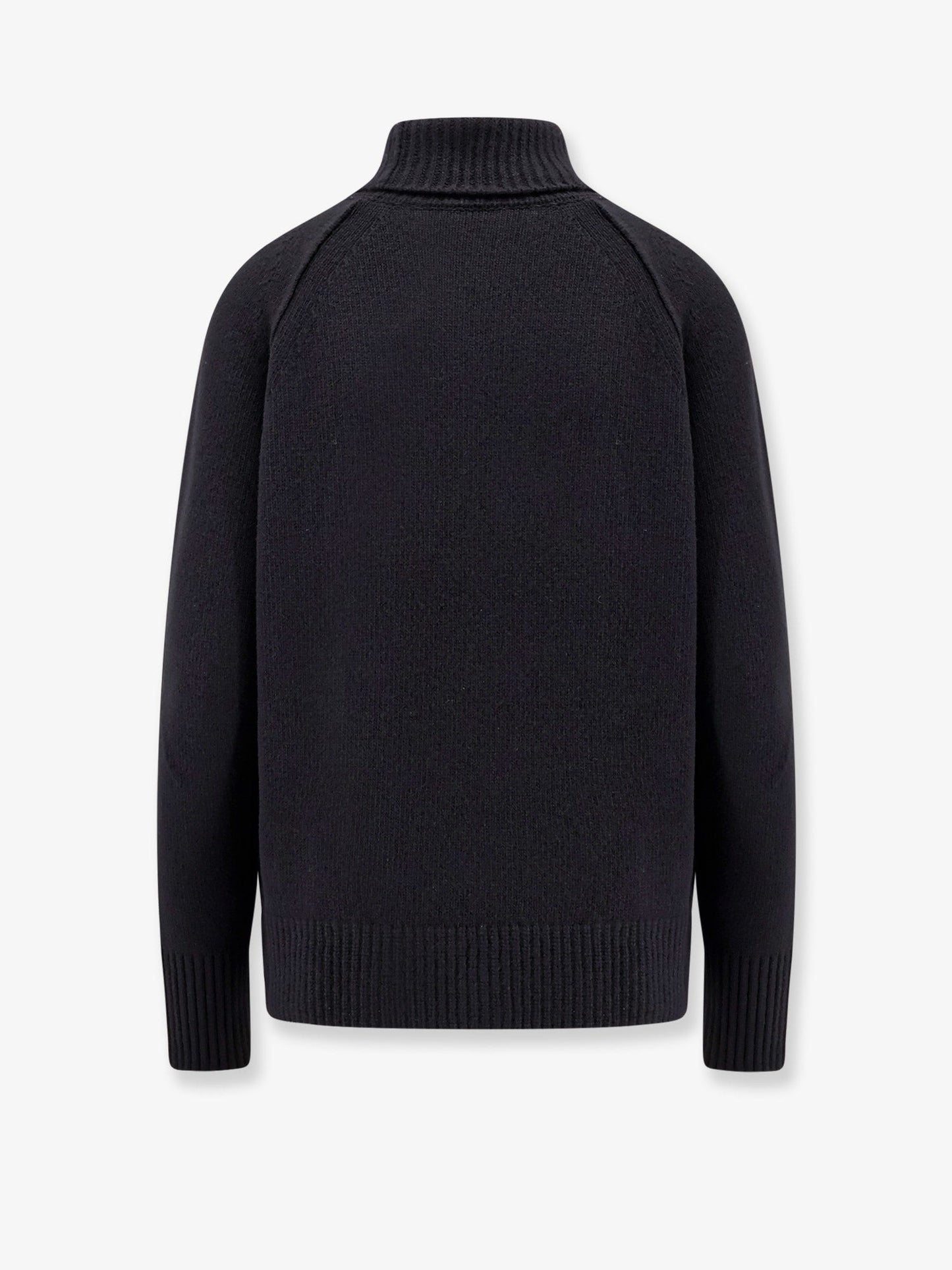 Moncler Virgin Wool And Cashmere Sweater With Moncler Embroidery