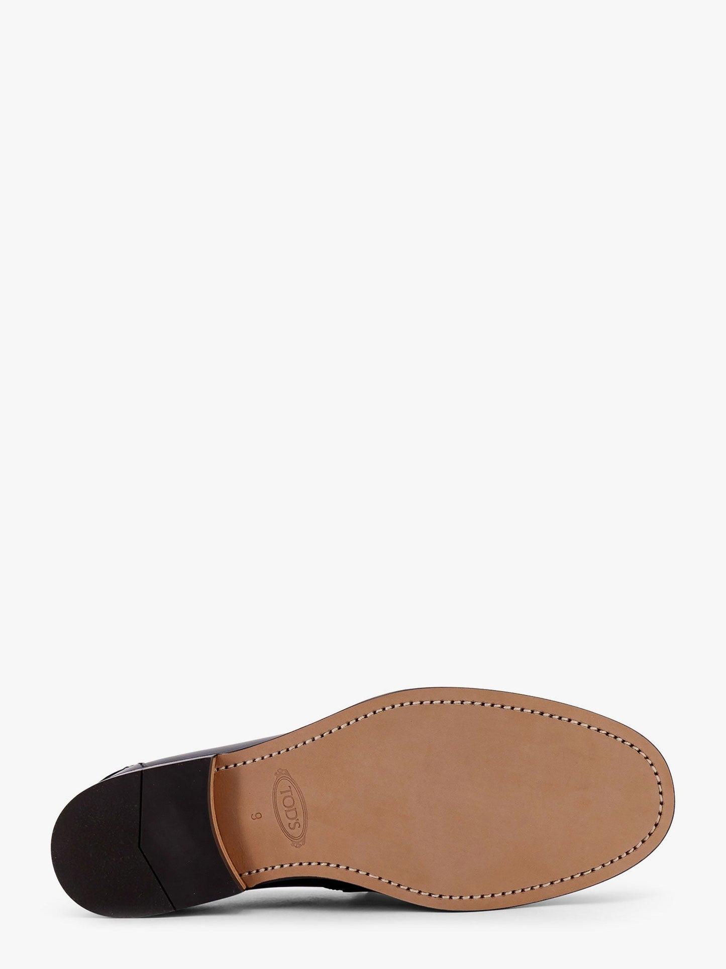 Tod's Leather Loafer With Logo Detail