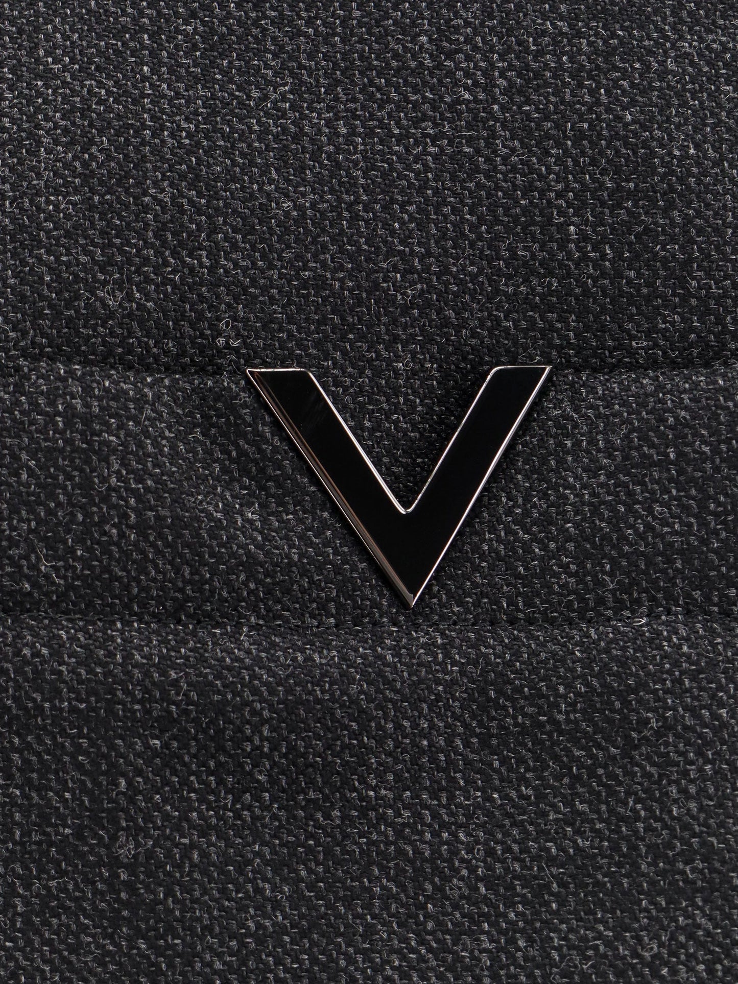 Valentino Virgin Wool Jacket With Metal V Detail