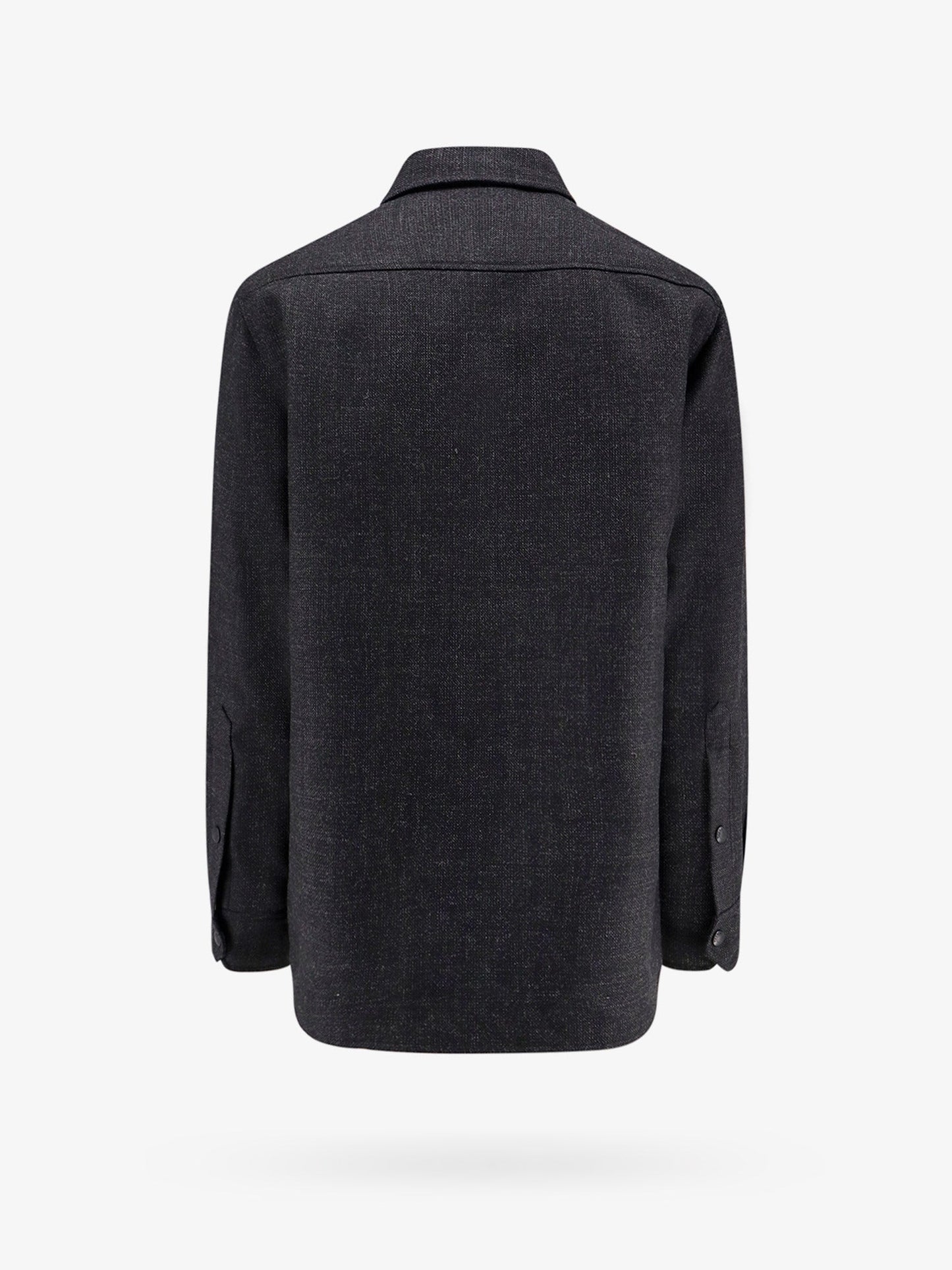 Valentino Virgin Wool Jacket With Metal V Detail