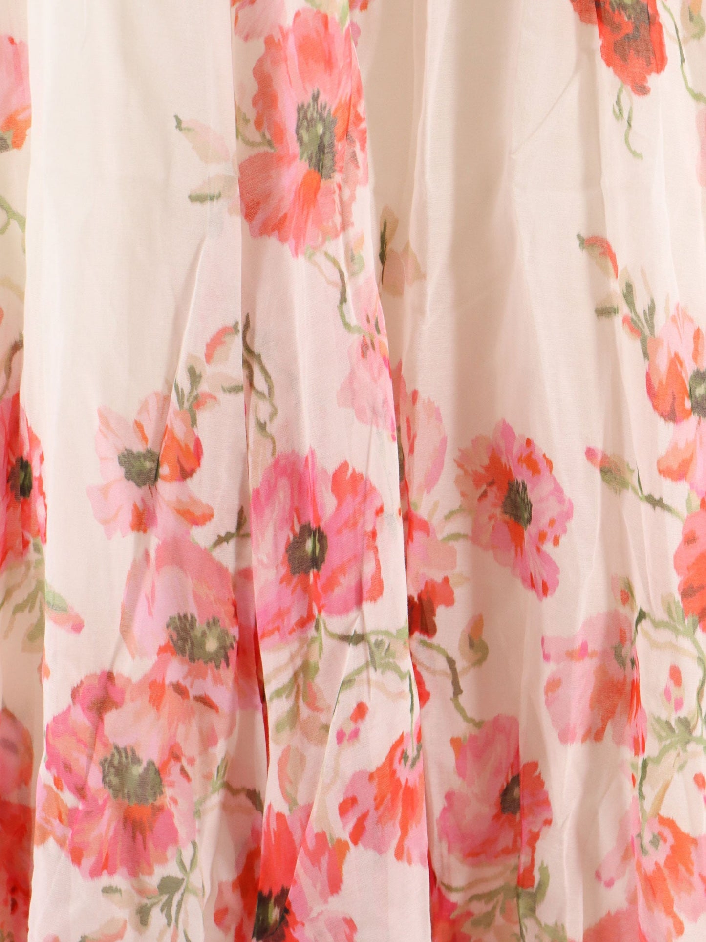 Zimmermann Cotton And Silk Skirt With Floral Print