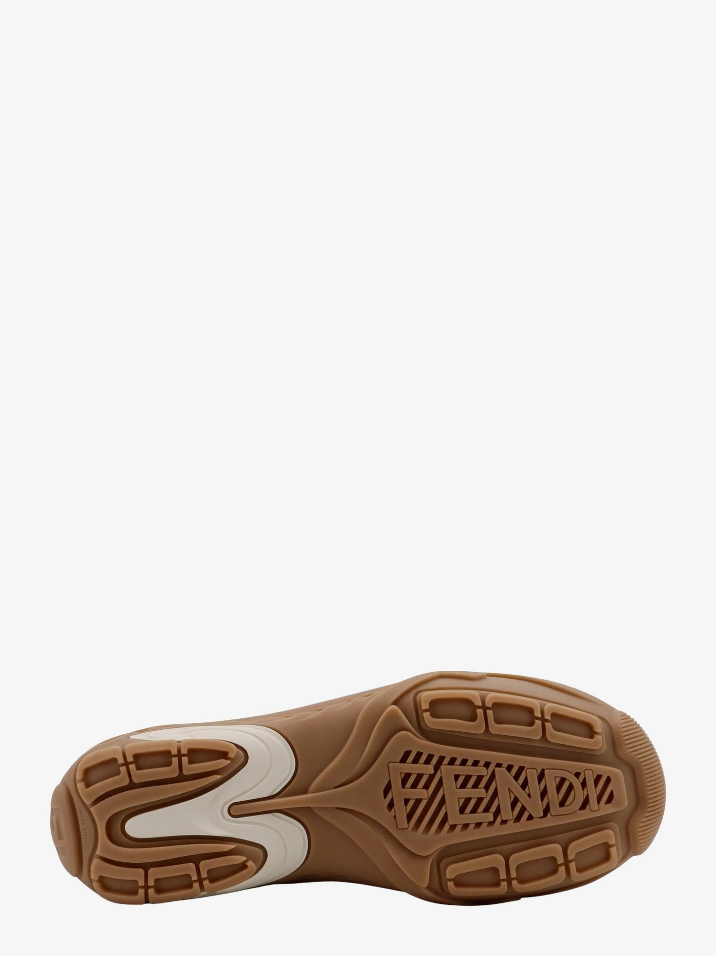 Fendi Canvas Sneakers With All Over Ff Motif