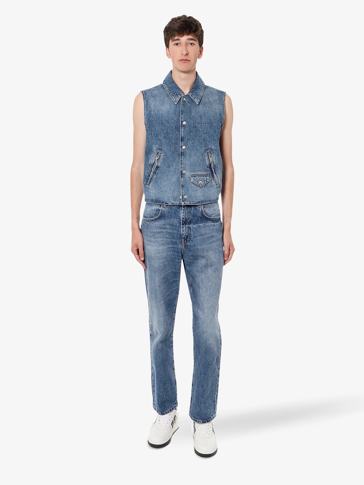 Givenchy Denim Jeans With Metal 4g Detail