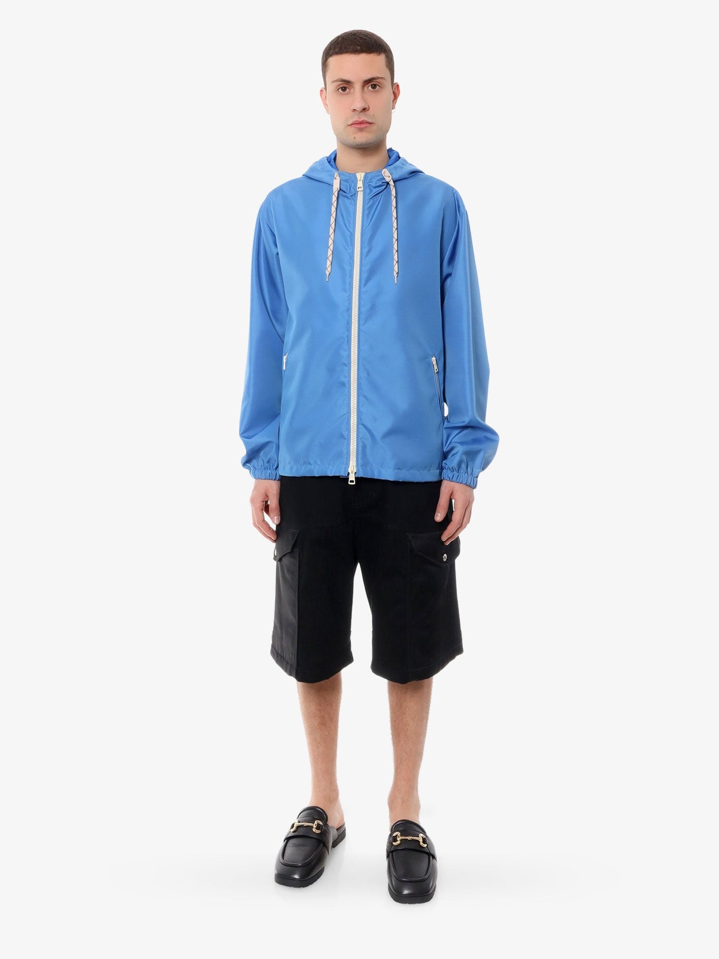 Gucci Nylon Jacket With Web And Gucci 1921 Details