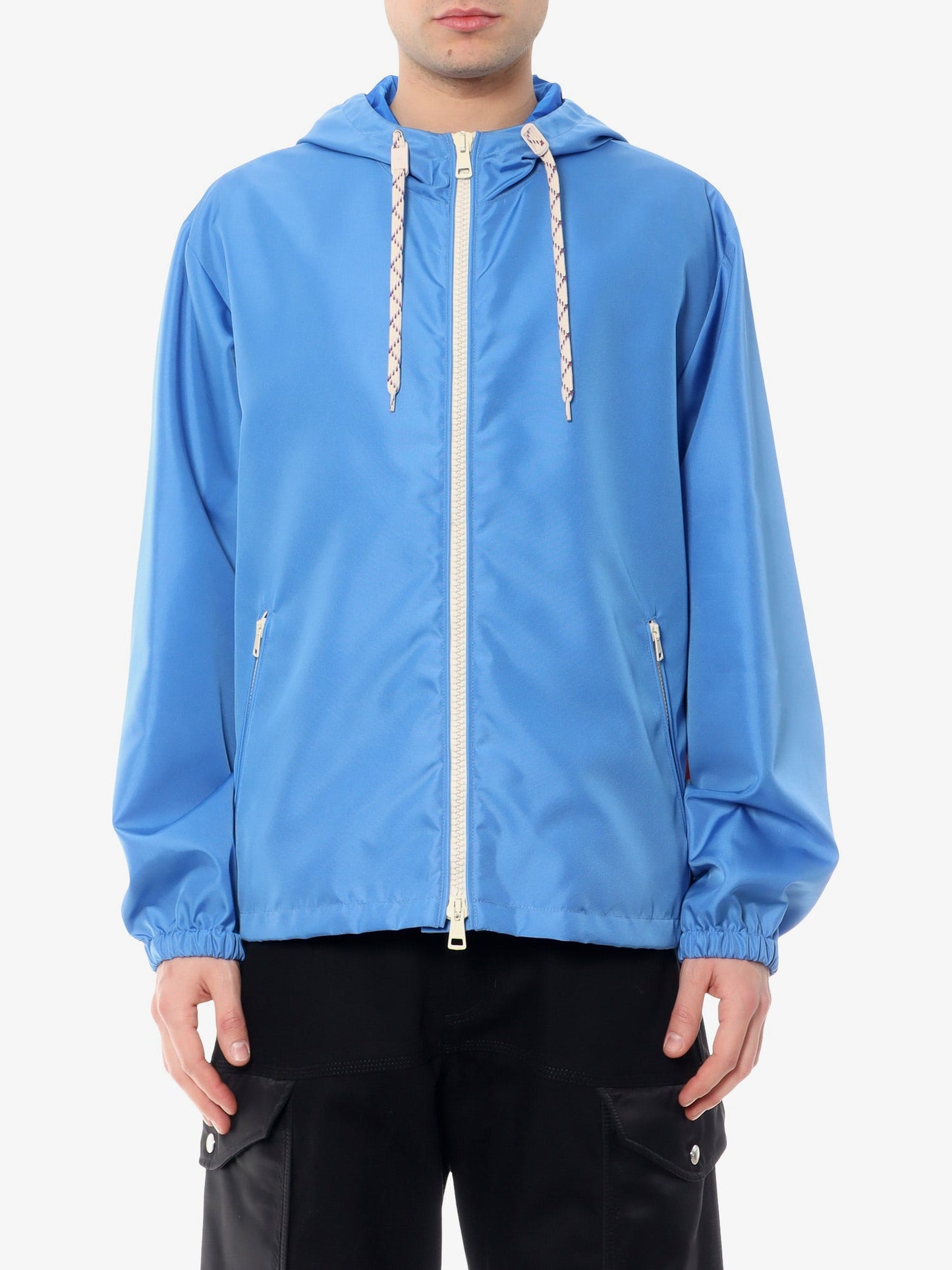 Gucci Nylon Jacket With Web And Gucci 1921 Details