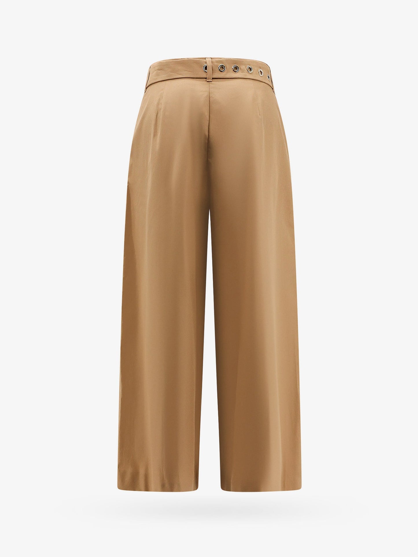 'S Max Mara Cotton Trouser With Frontal Pinces