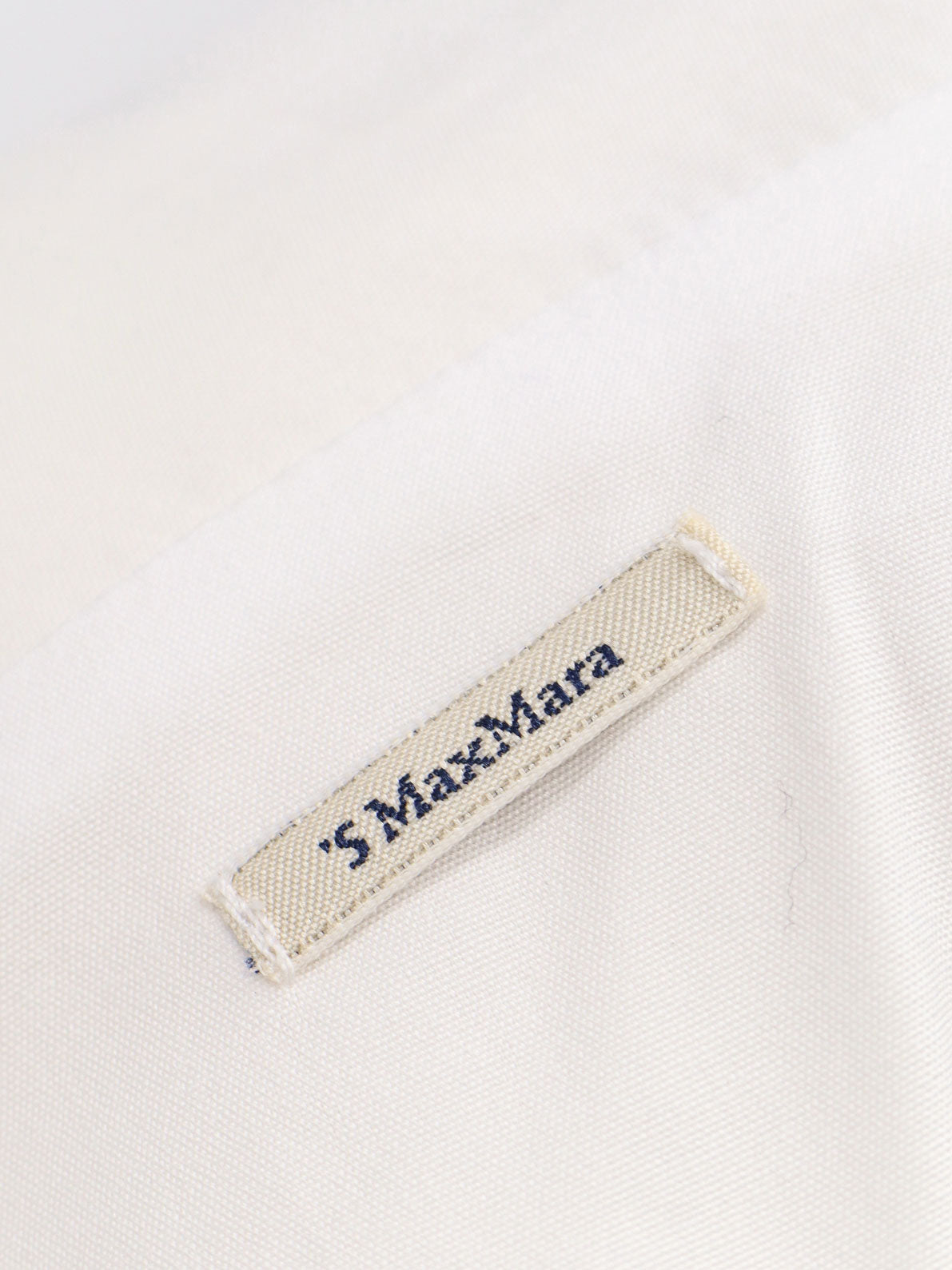 'S Max Mara Cotton Asymmetric Shirt