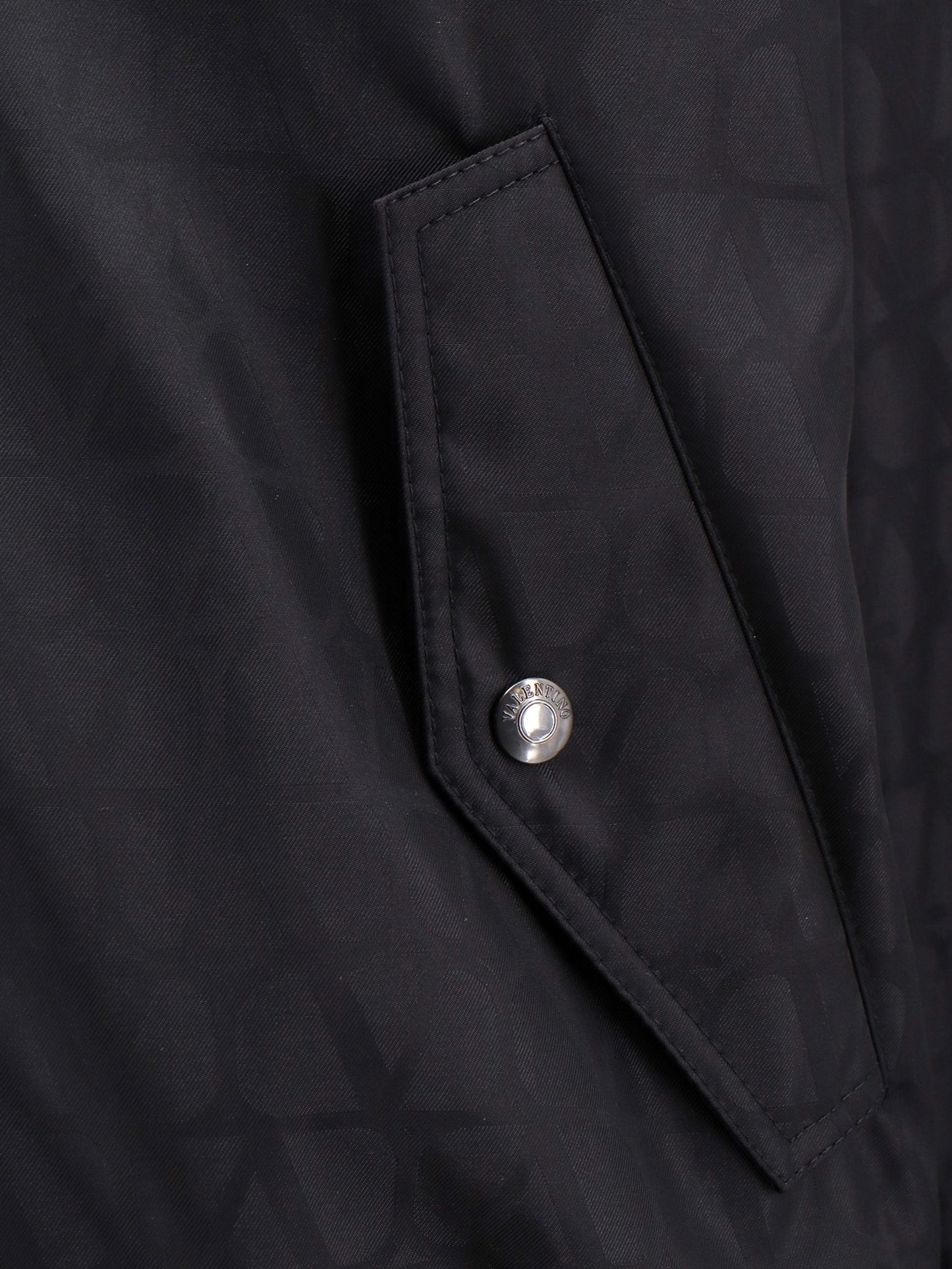 Valentino Nylon Jacket With Toile Iconographe Print