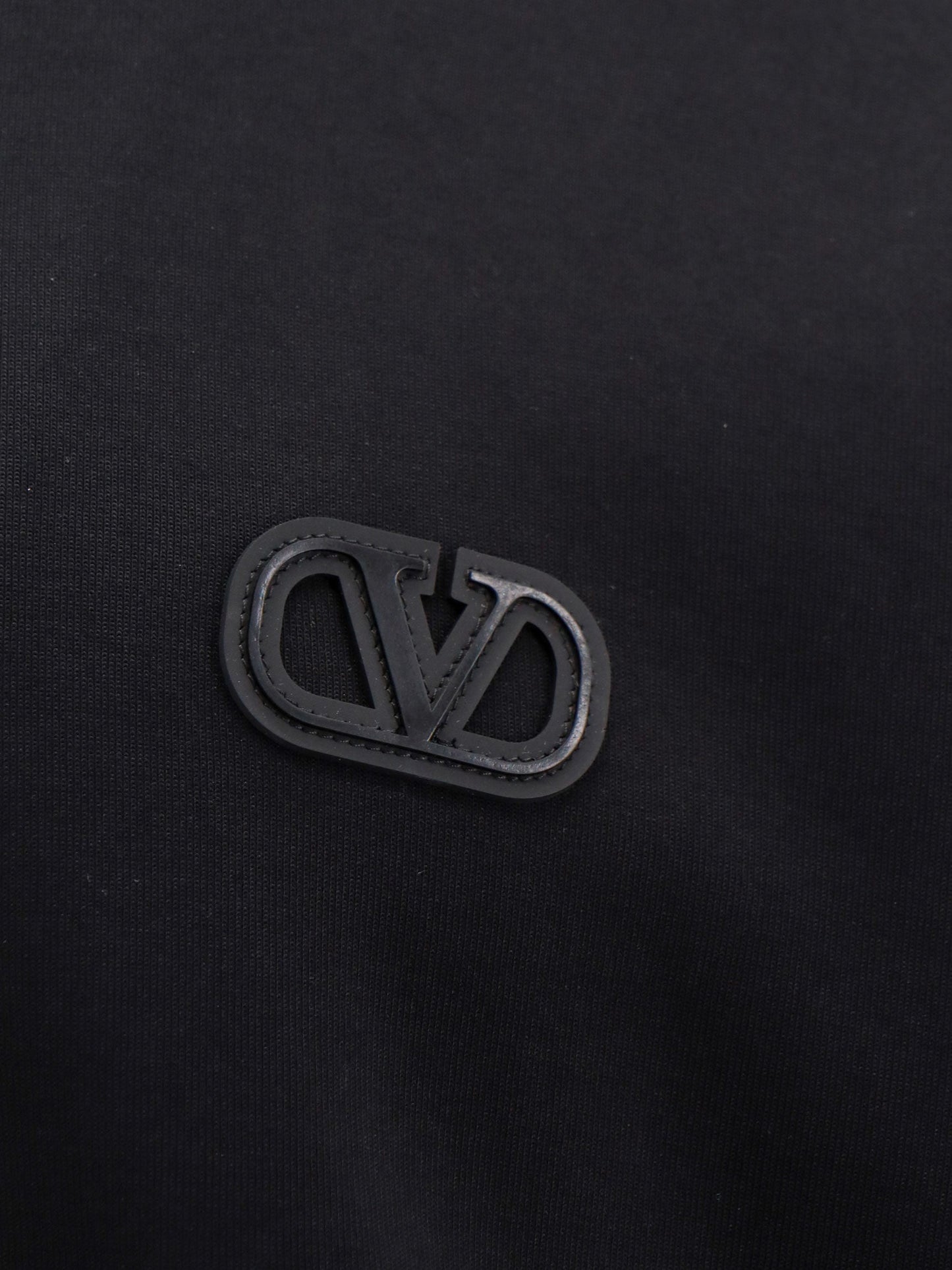 Valentino Cotton Sweatshirt With Vlogo Signature Patch
