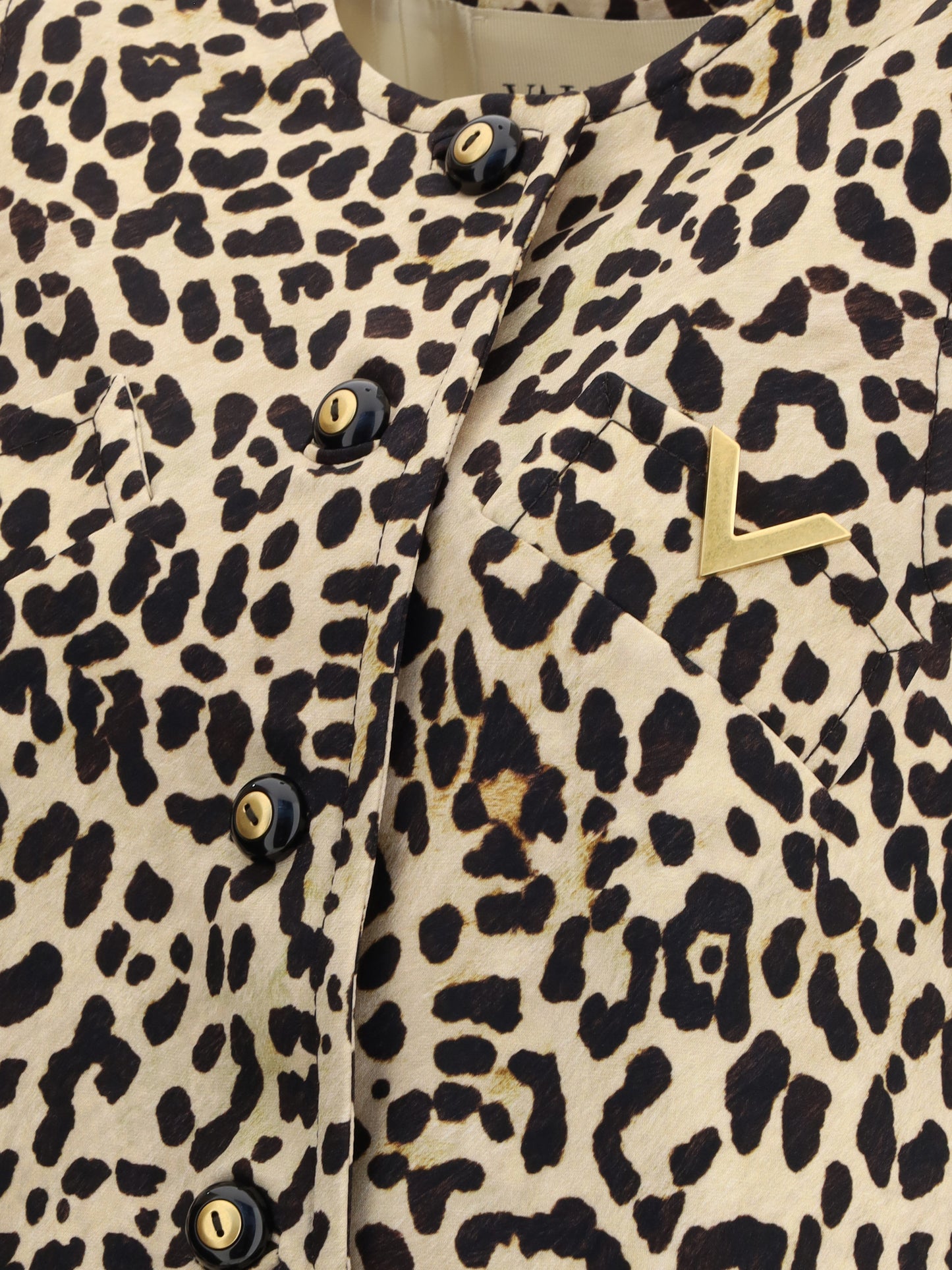 VALENTINO Leopard-print long Dress