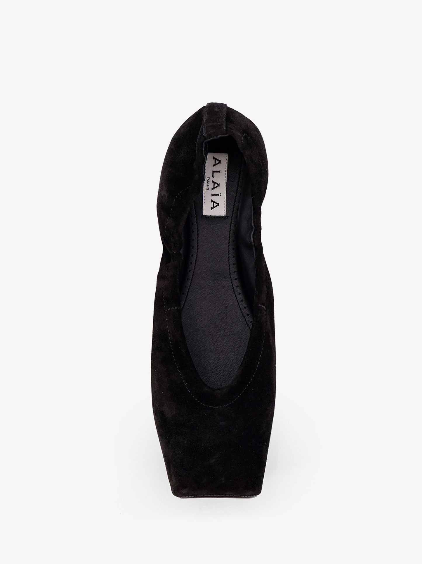 Alaia Ballet Flats suede ballerinas - Noir