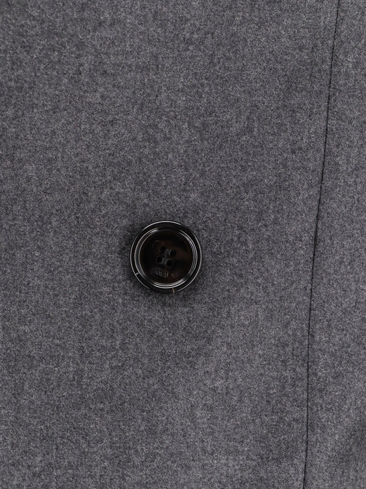 Ami Paris Double-breasted virgin wool blazer - Anthracite