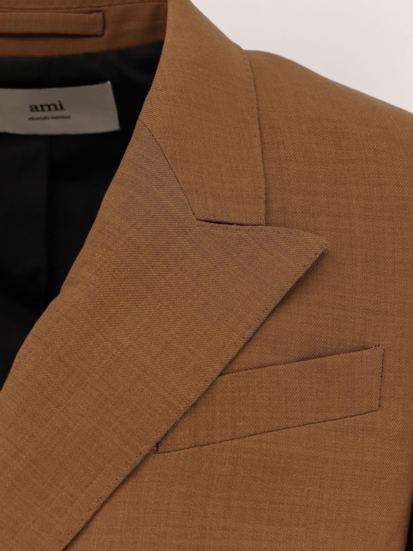 Ami Paris Double Breasted Virgin Wool Blazer