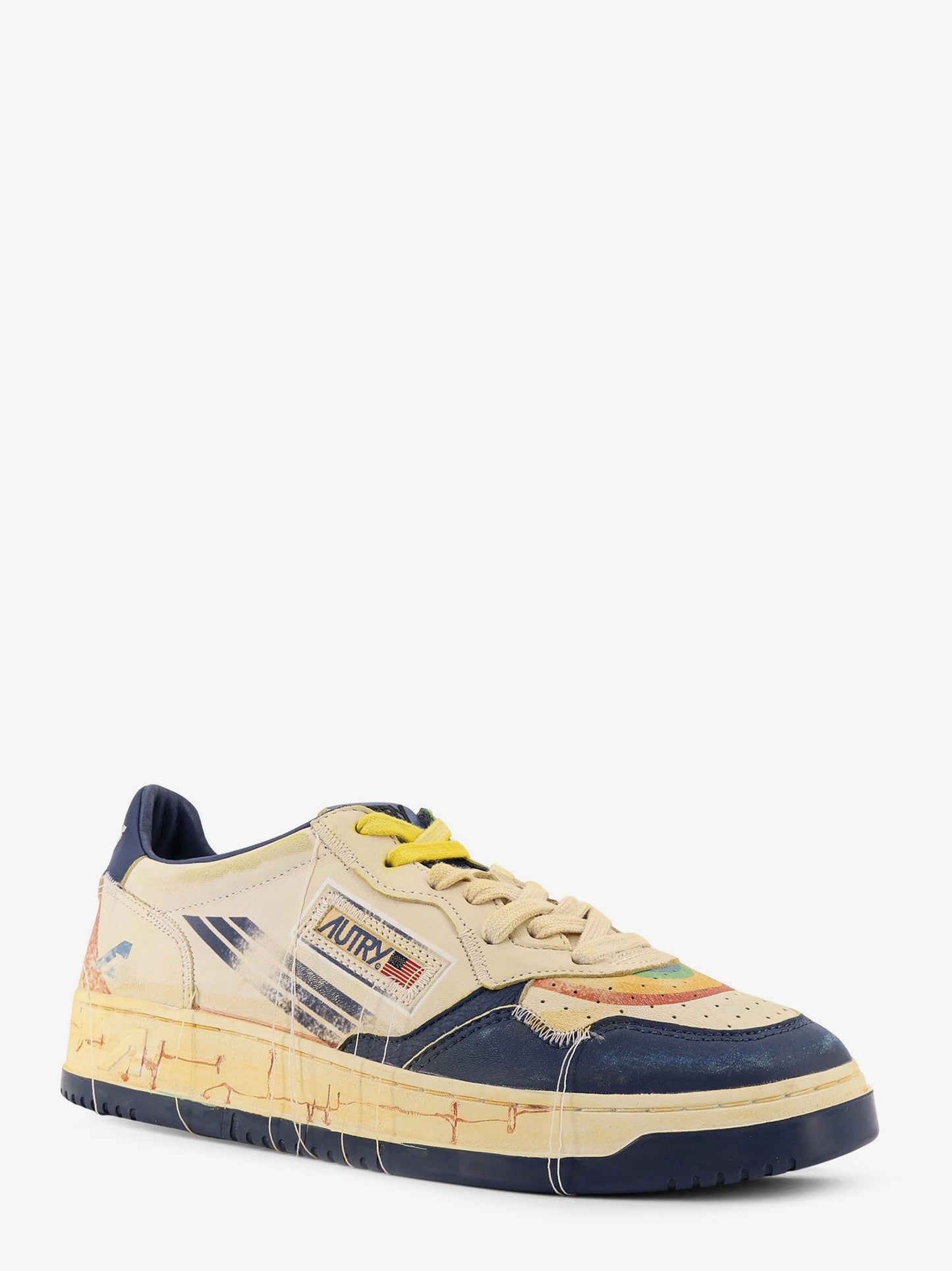 Autry Super Vintage Leather Low Top Sneakers