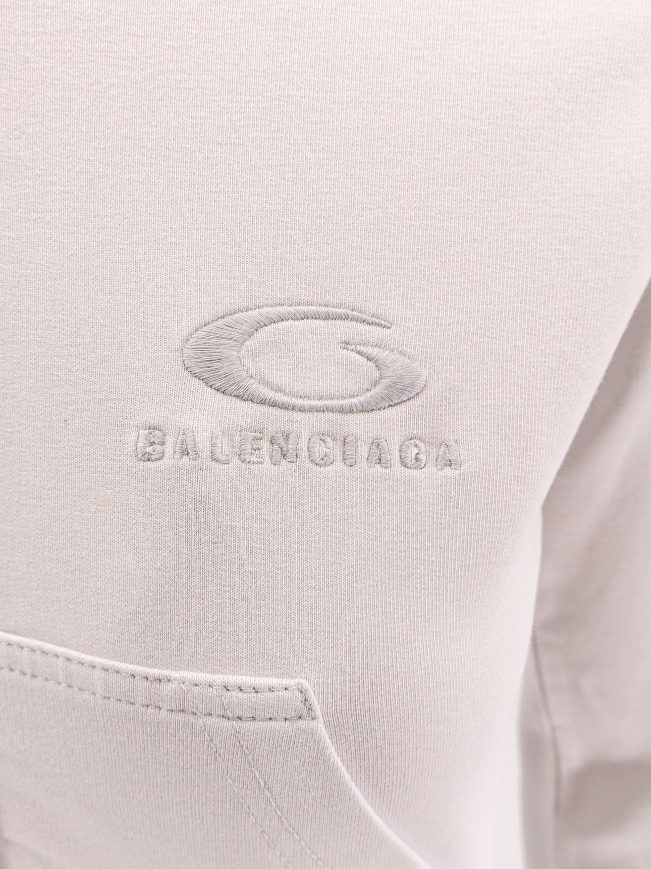 Balenciaga Cotton hooded sweatshirt - Dirty White
