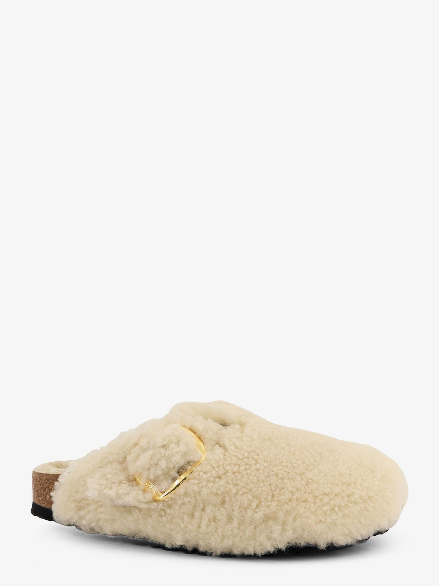 Birkenstock Boston Big Buckle Shearling Mule
