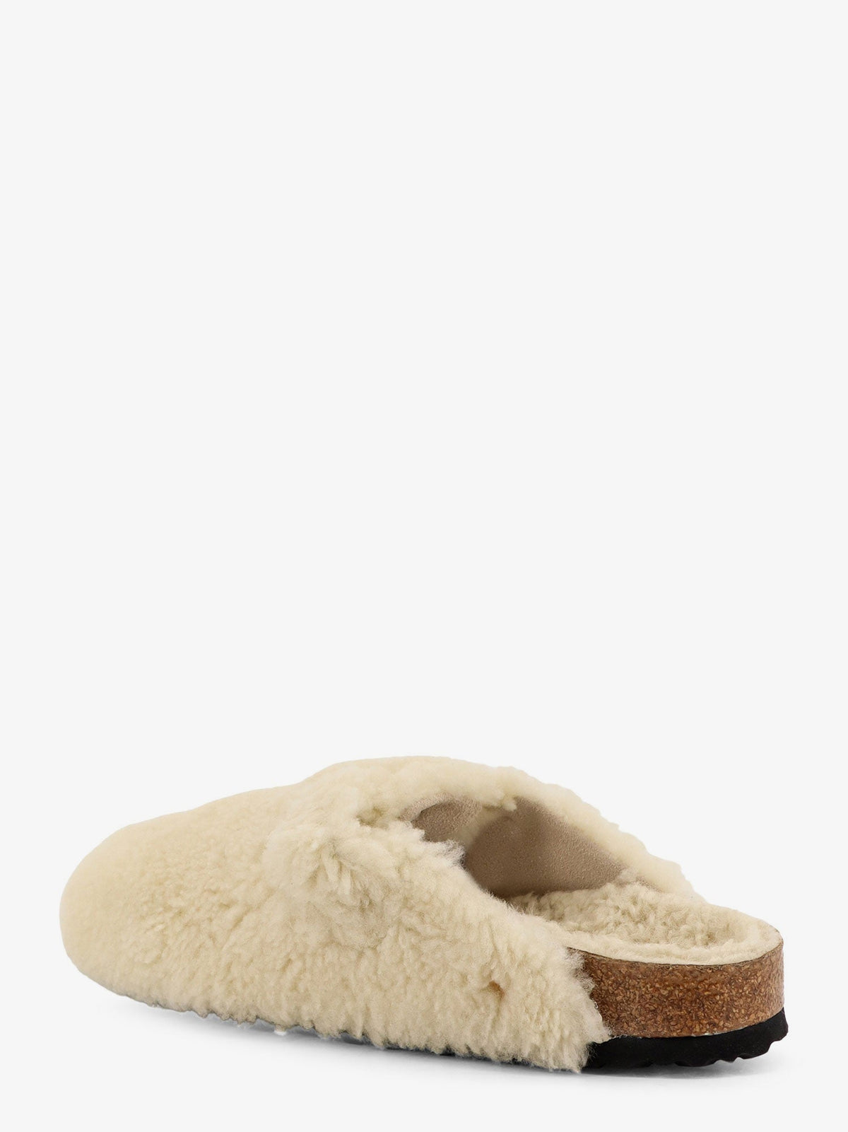 Birkenstock Boston Big Buckle Shearling mule - Teddy Eggshell