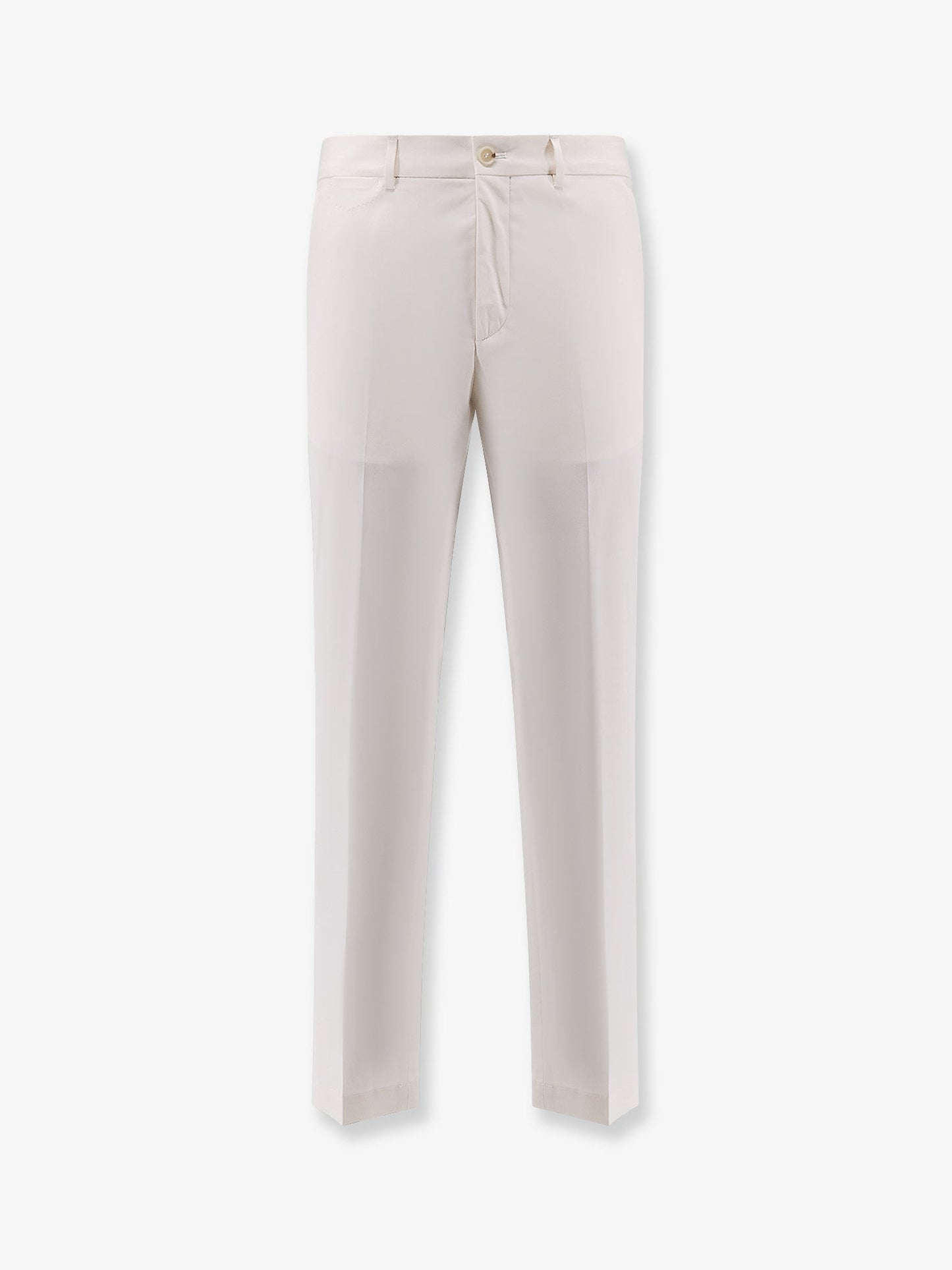 Boss Cotton And Silk Trousers