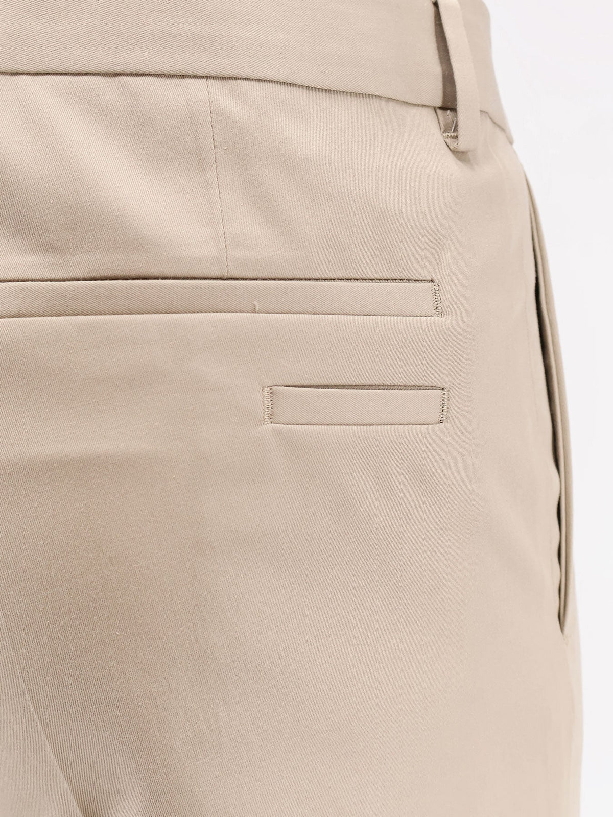 Boss Cotton and silk trousers - Dark Beige