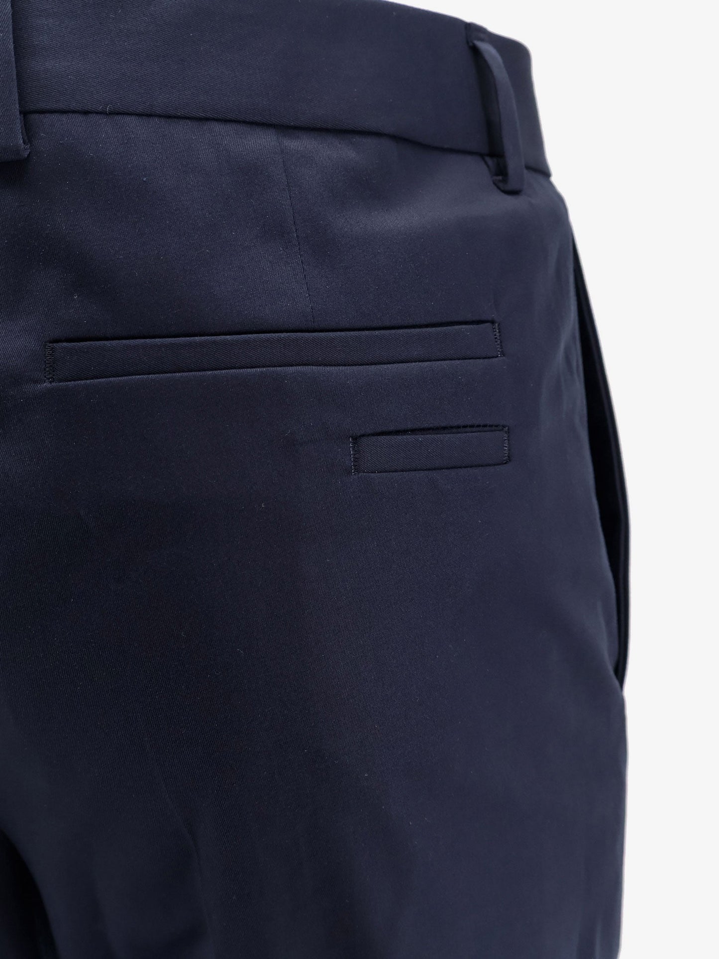 Boss Cotton And Silk Trousers