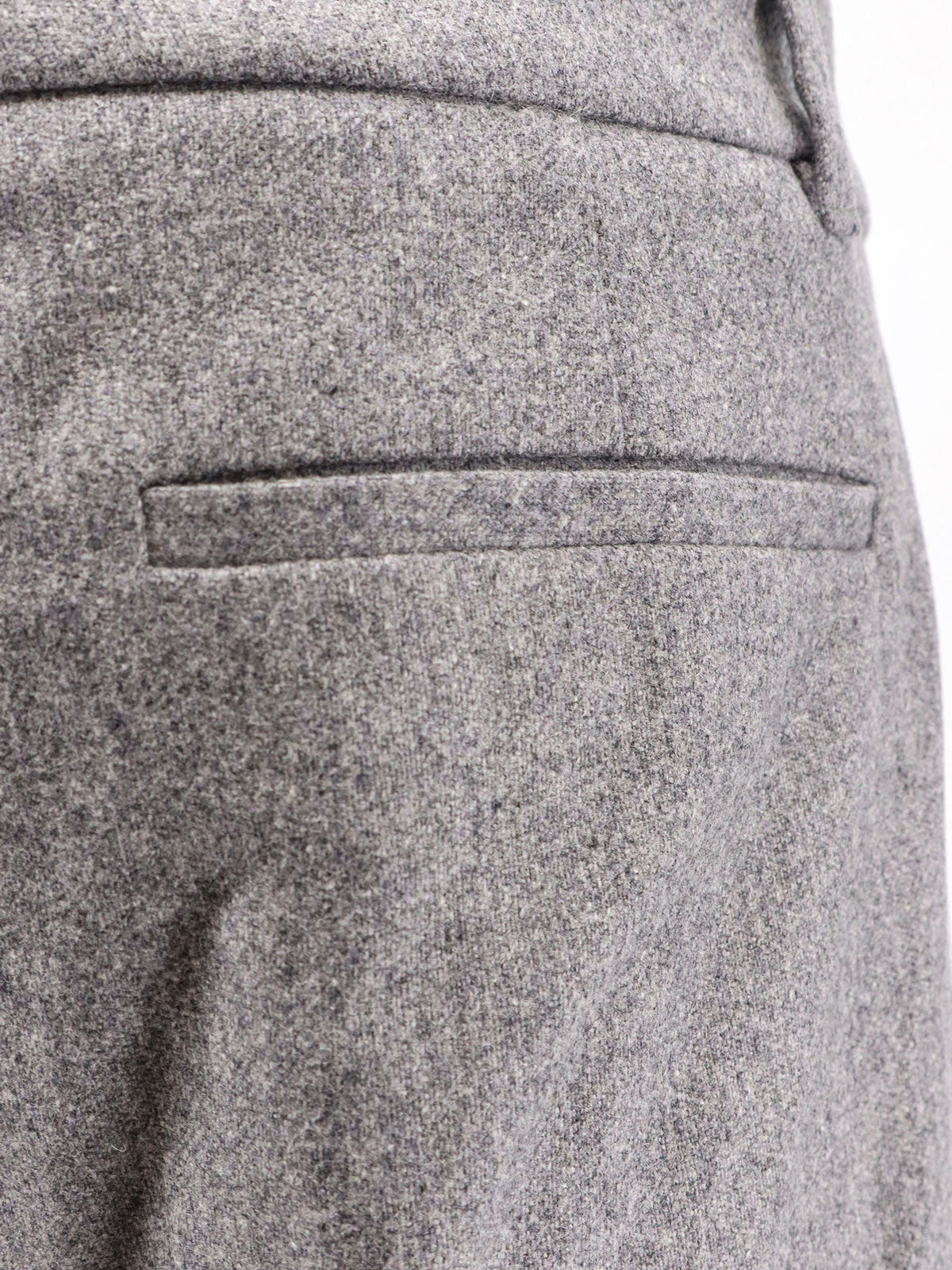 Boss Melange wool blend trousers - Light Pastel Grey