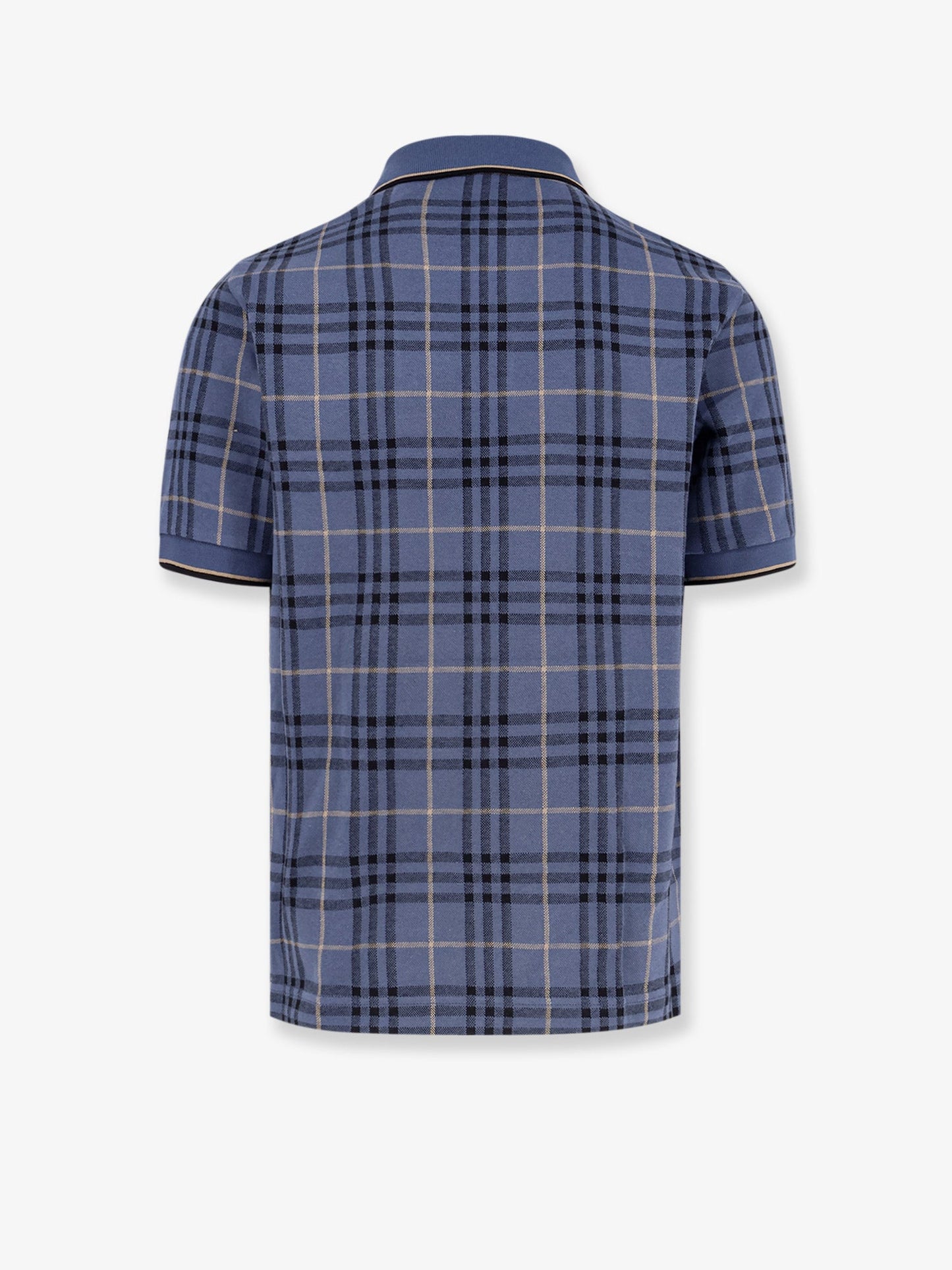Burberry Stan Polo Shirt With Check Print