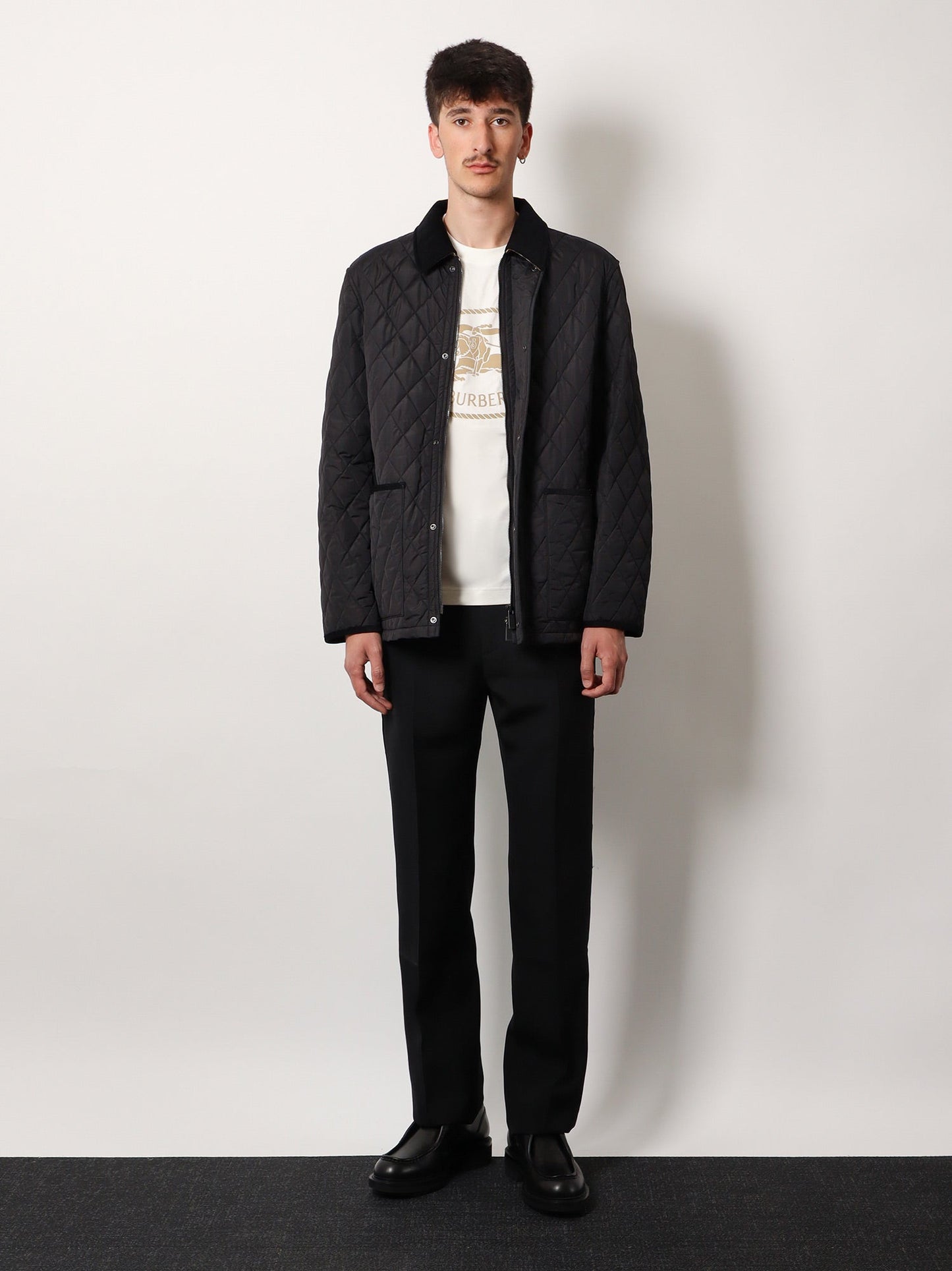Burberry Seth Biologic Cotton Blend T Shirt
