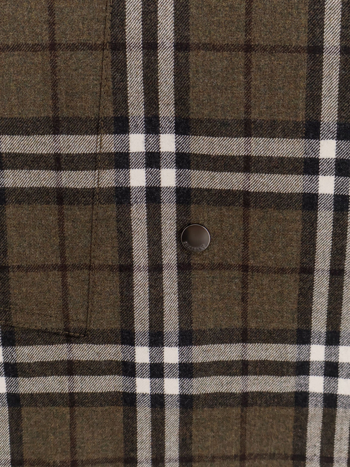 Burberry Virgin Wool Skirt With Burberry Check Print