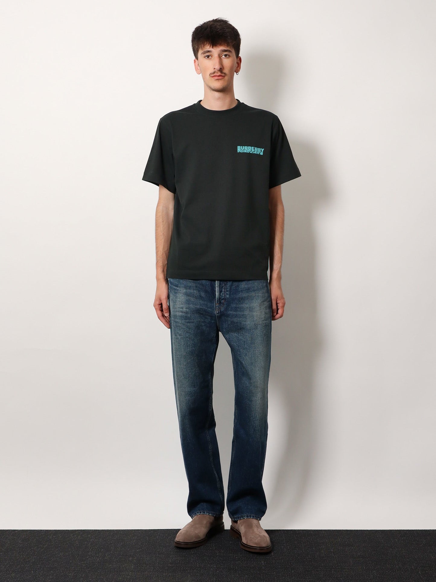 Burberry Ryan Biologic Cotton Blend T Shirt