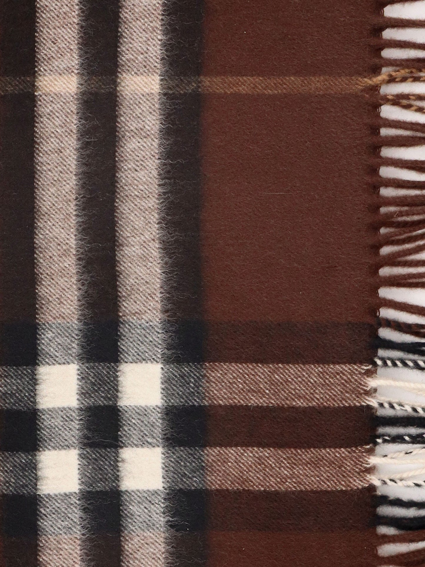 Burberry Giant Check Cashmere Scarf