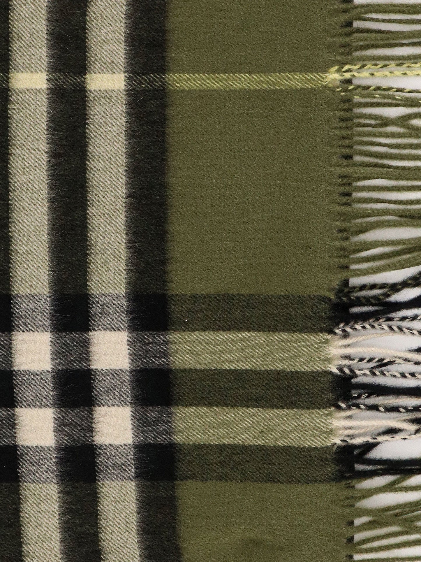 Burberry Giant Check Cashmere Scarf