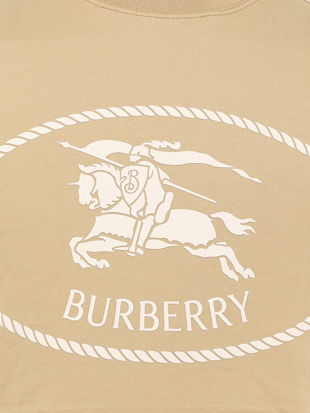 Burberry Cotton T Shirt With Logo
