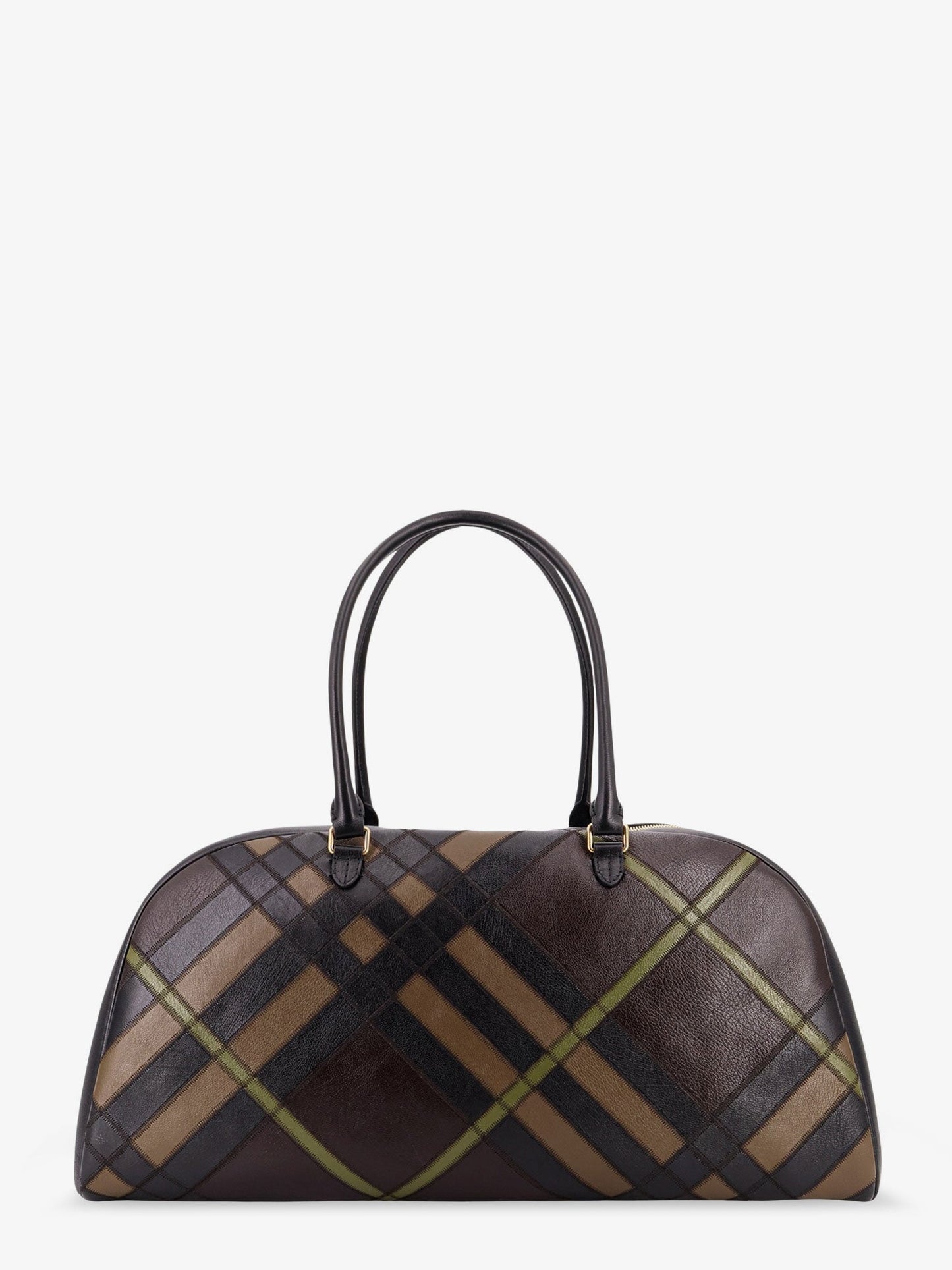 Burberry Bowling Highlands Extra Large Leather Bag