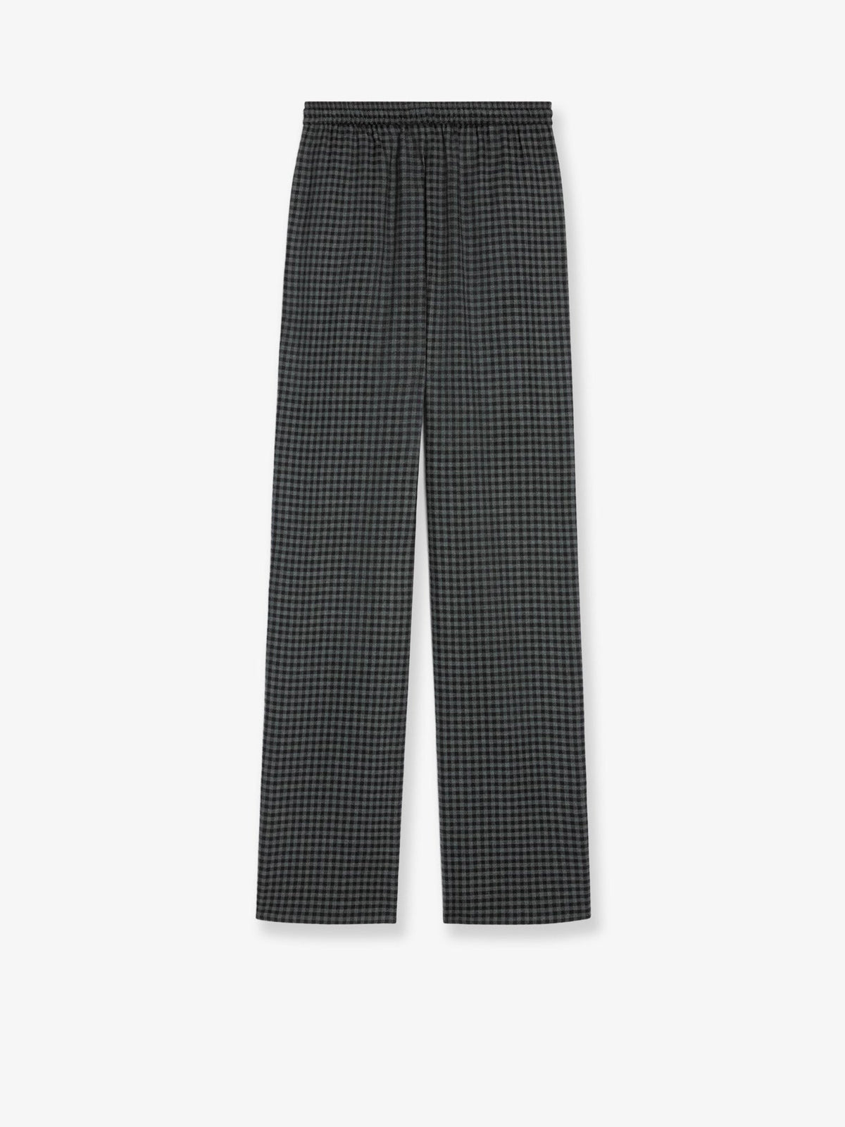 Celine Madras wool and cashmere jogger trousers - Antracitenoir